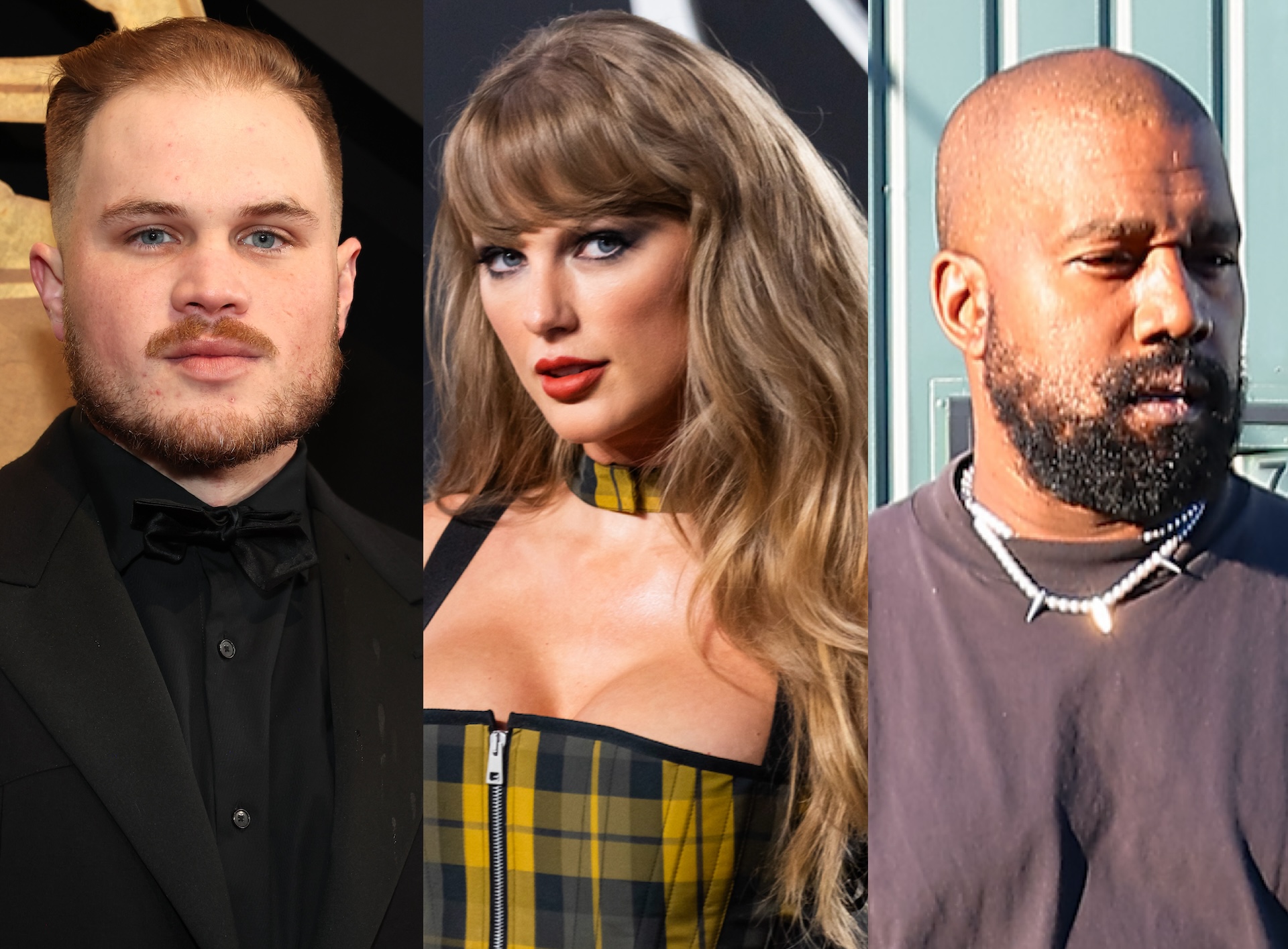 Zach Bryan, Taylor Swift, Kanye West