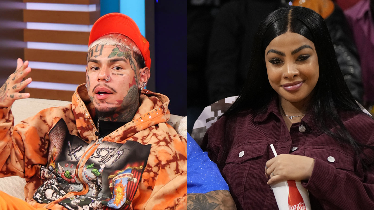 Split image. Left: Tekashi 6ix9ine. Right: Yailin La Mas Viral.