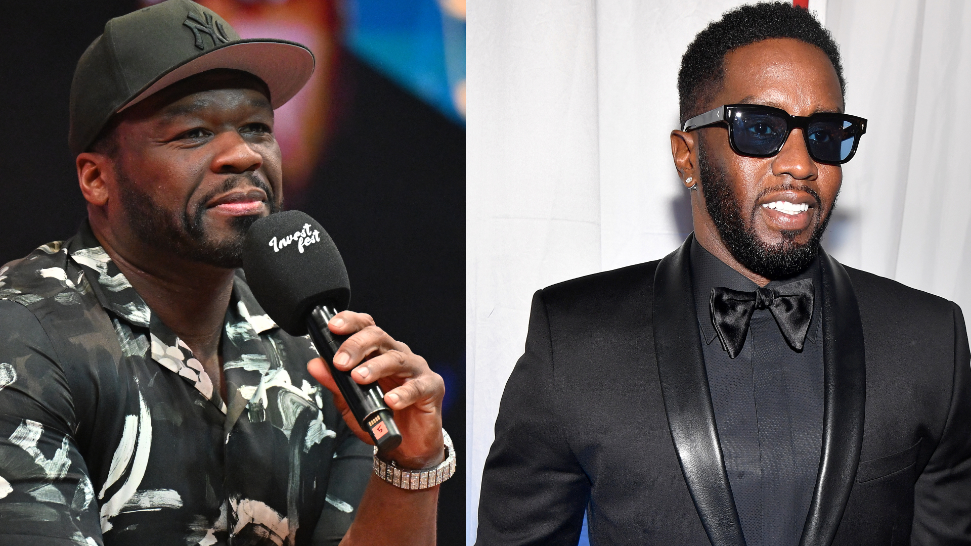 50 and diddy pictured at events