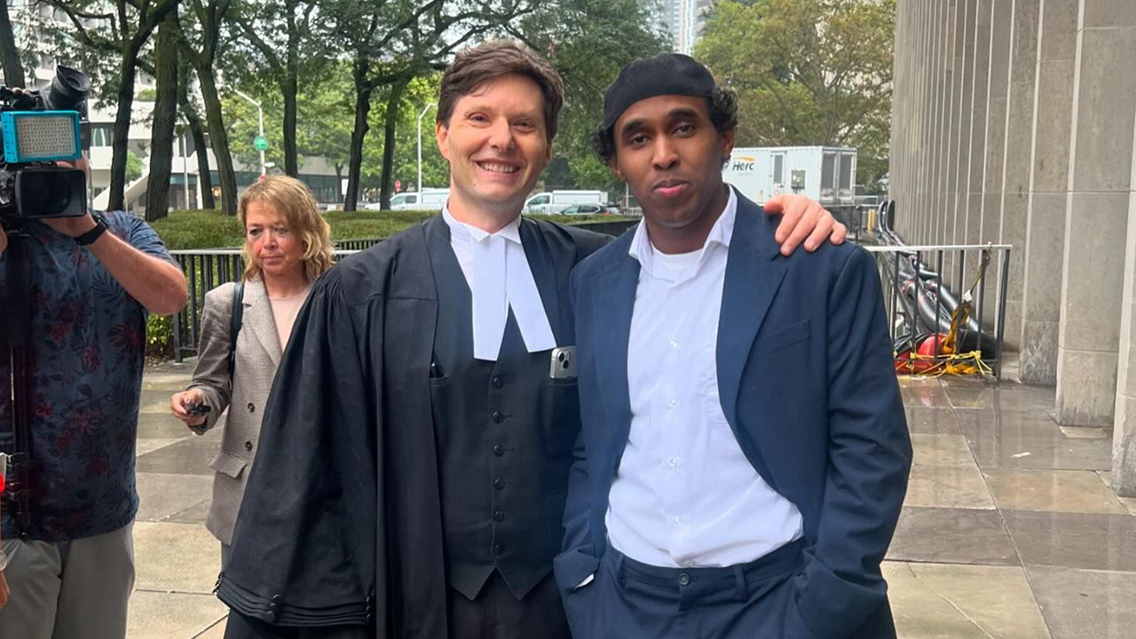 Top5 and his lawyer Gary Grill.