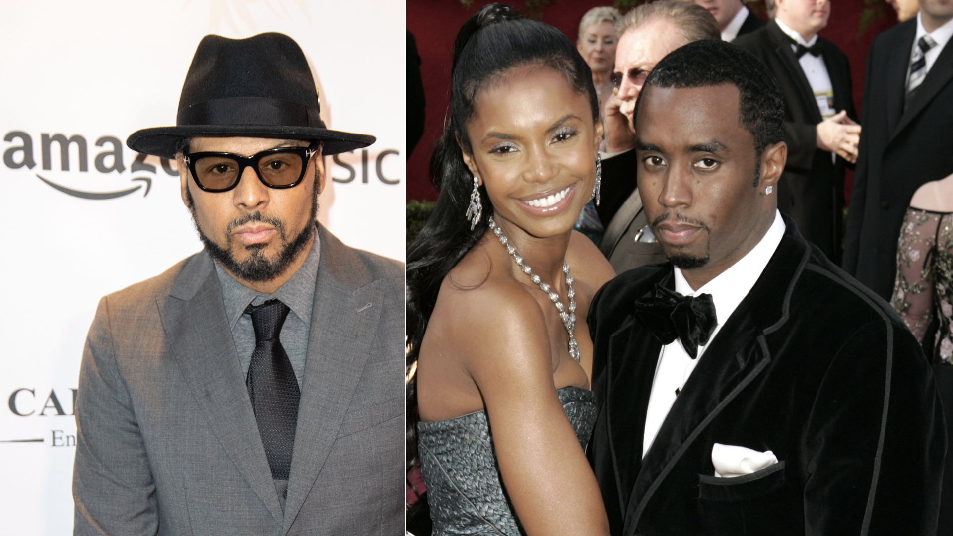 Diddy and Kim Porter