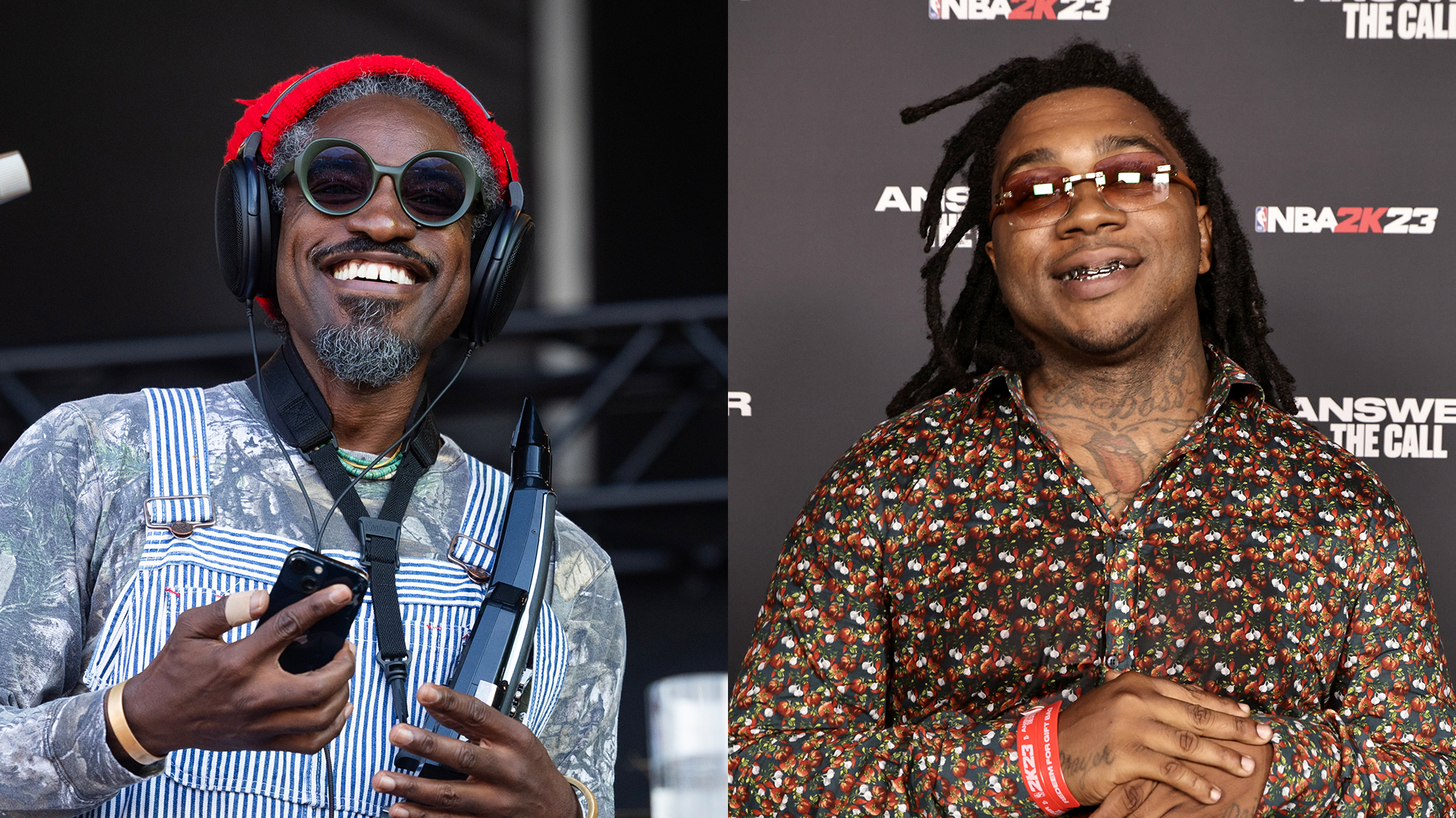 Andre 3000 performs in Copenhagen, Lil B attends the NBA 2K23 launch event.