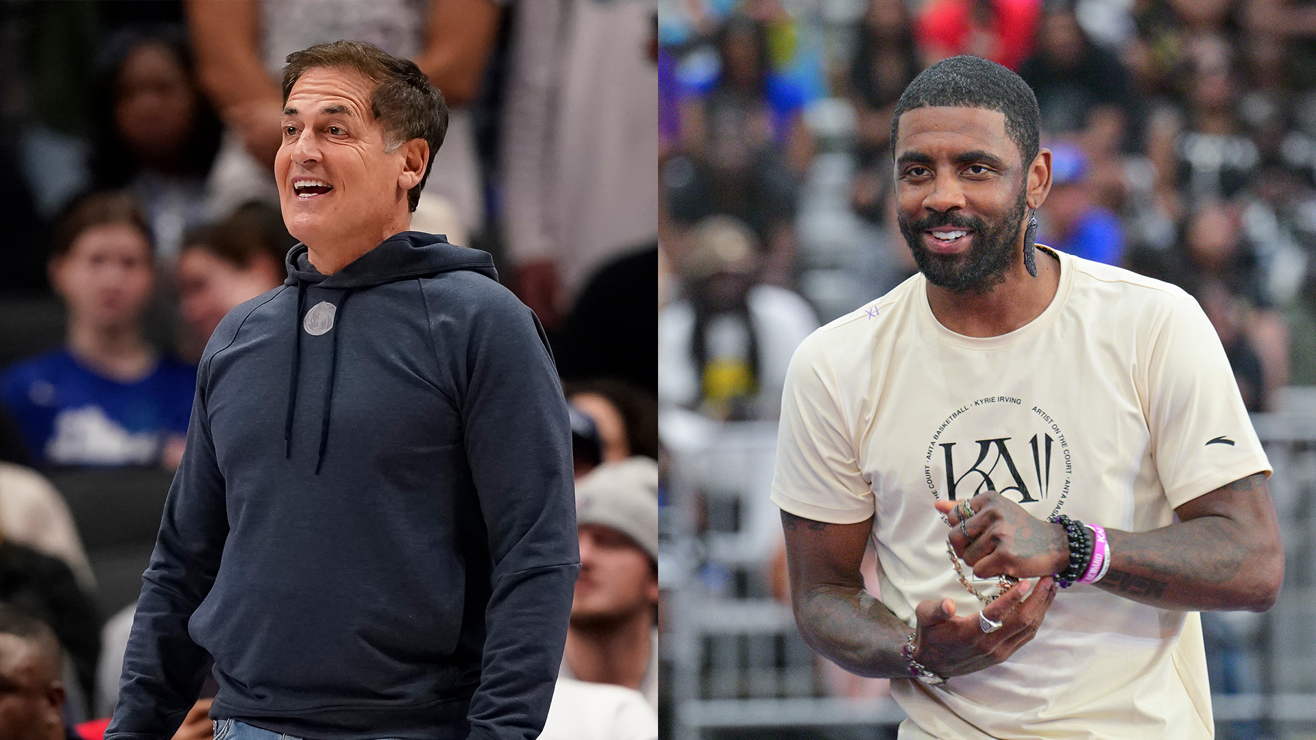 Mark Cuban at a Dallas Mavericks game, Kyrie Irving at the BET Experience 2024 Fan Fest.
