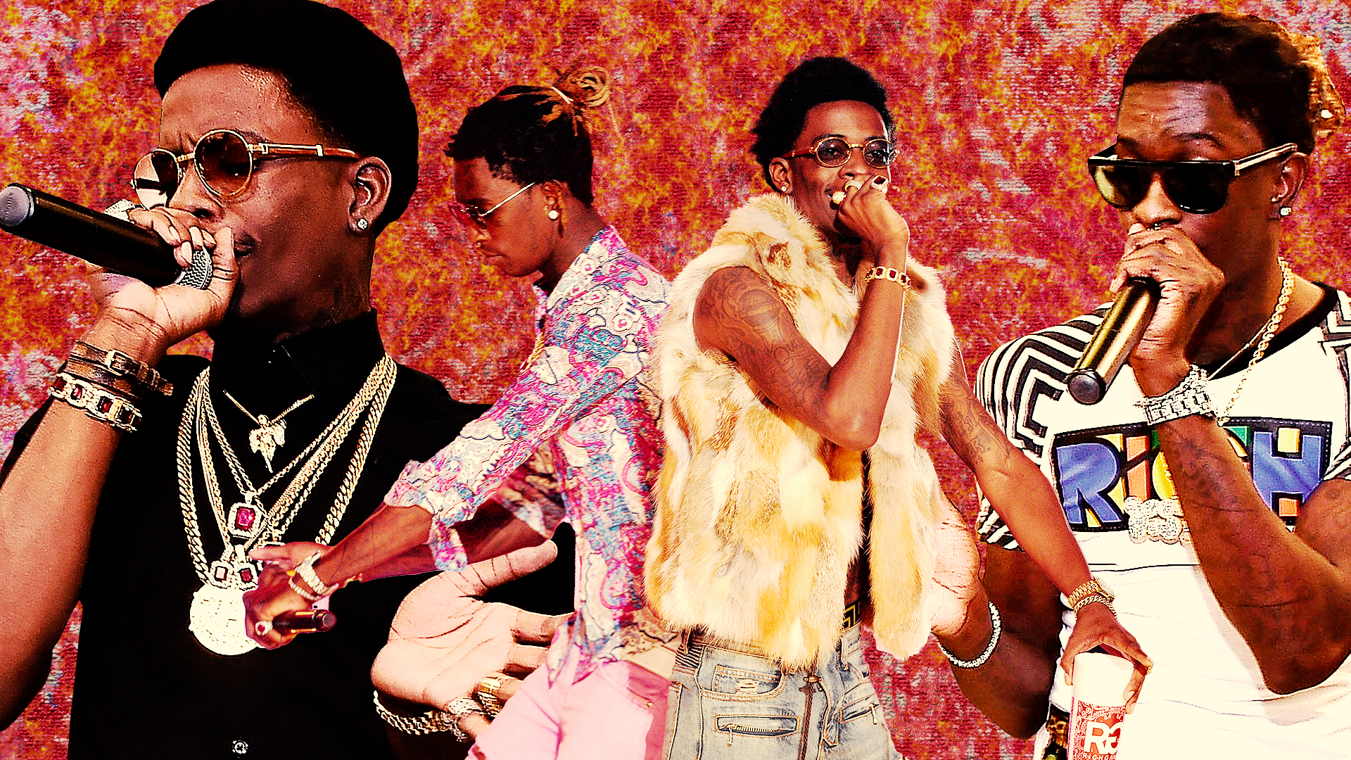 Young Thug and Rich Homie Quad as Rich Gang