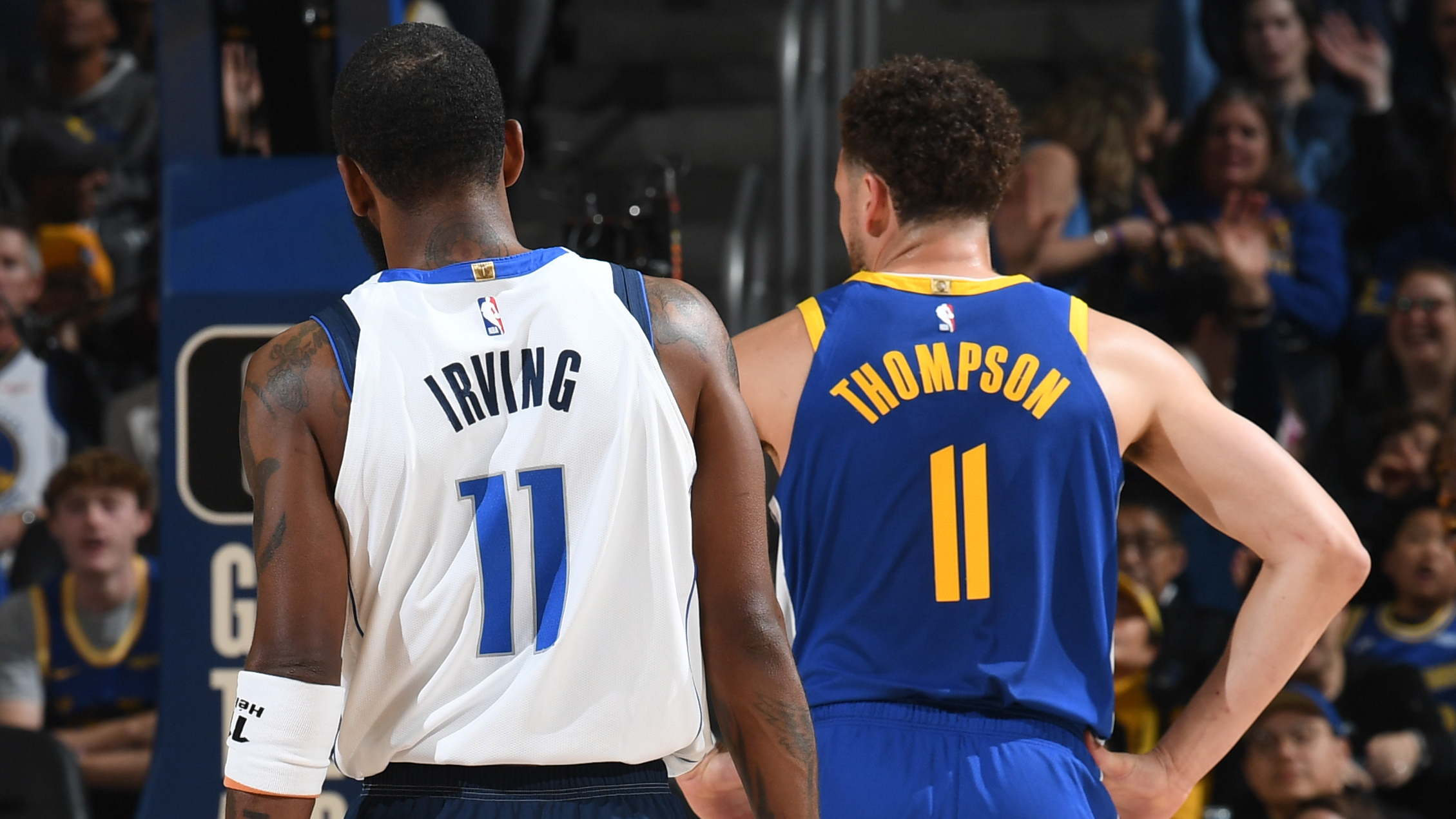 Kyrie Irving and Klay Thompson