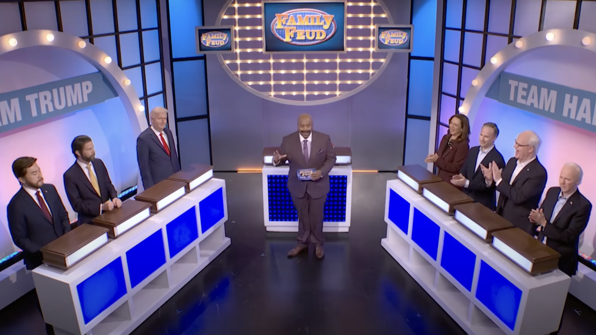 Family Feud on SNL with Kamala Harris and Donald Trump