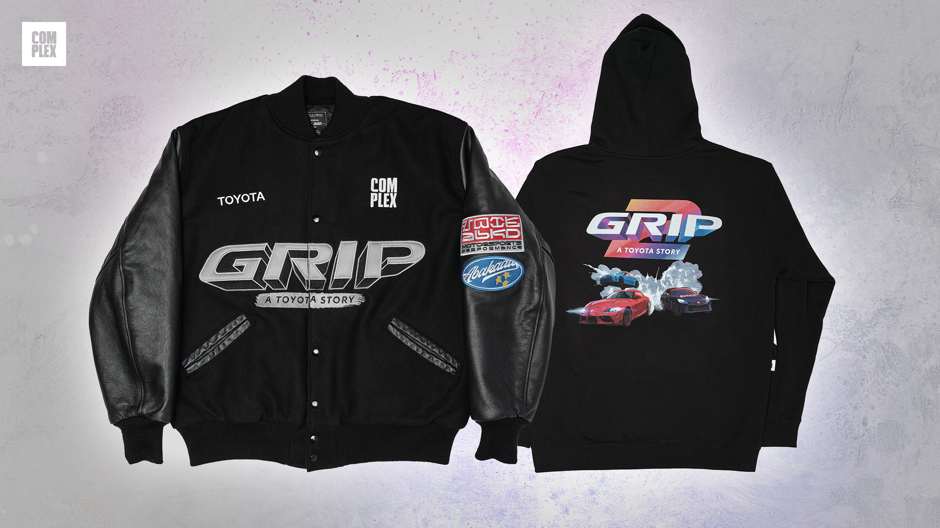 Limited edition Toyota ‘GRIP’ Season 2 merch, designed by Abakada
