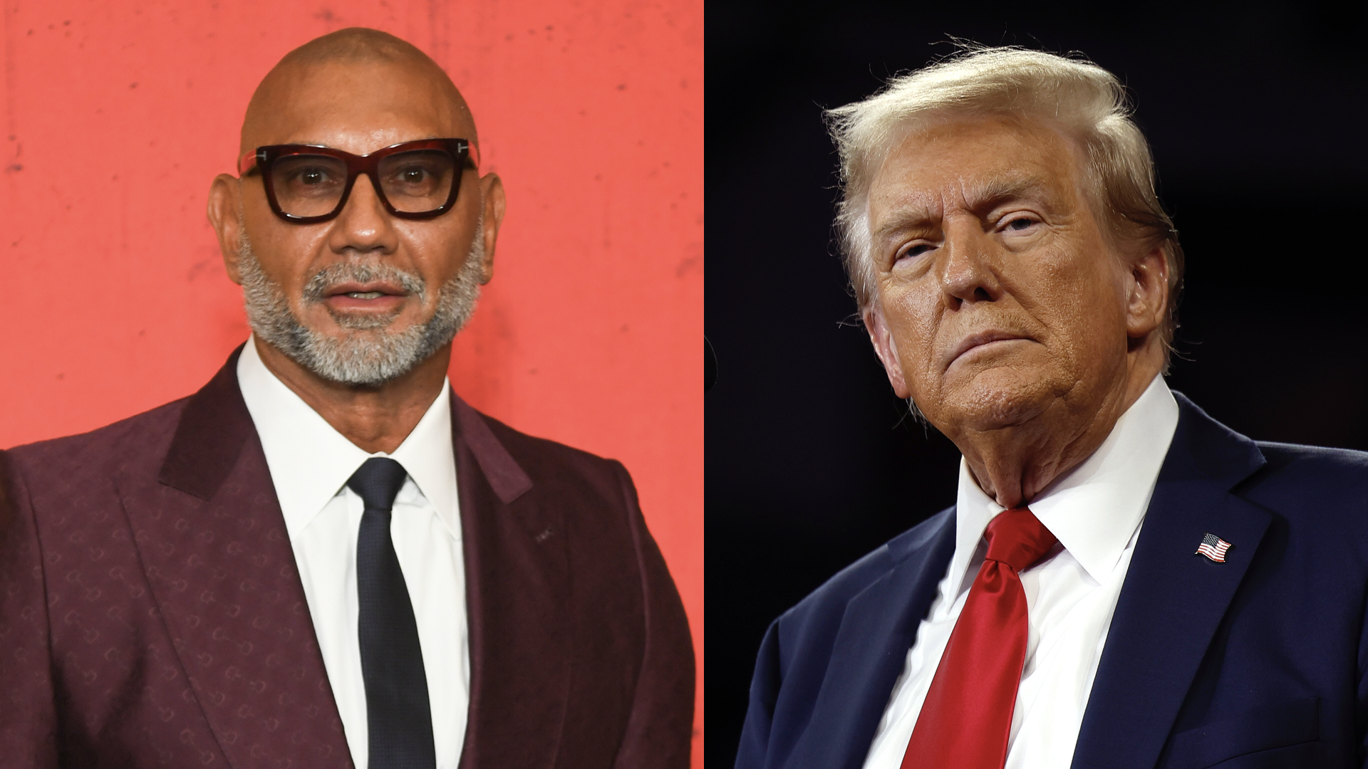 Dave Bautista roasts Donald Trump