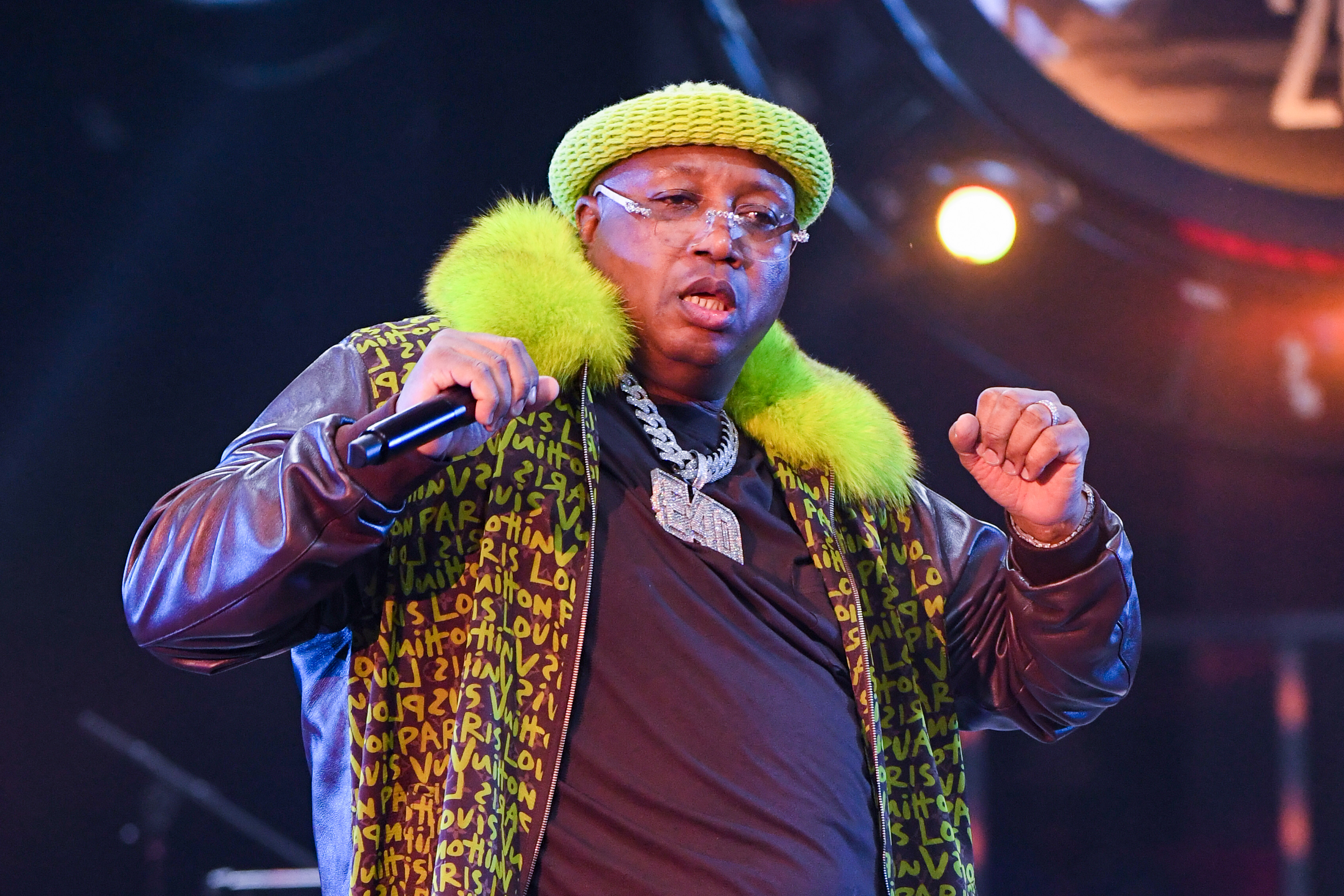LAS VEGAS, NEVADA - OCTOBER 08: In this image released on October 15, 2024, E-40 performs onstage during the 2024 BET Hip Hop Awards at Drai's Beach Club Nightclub at The Cromwell Las Vegas on October 8, 2024 in Las Vegas, Nevada. 