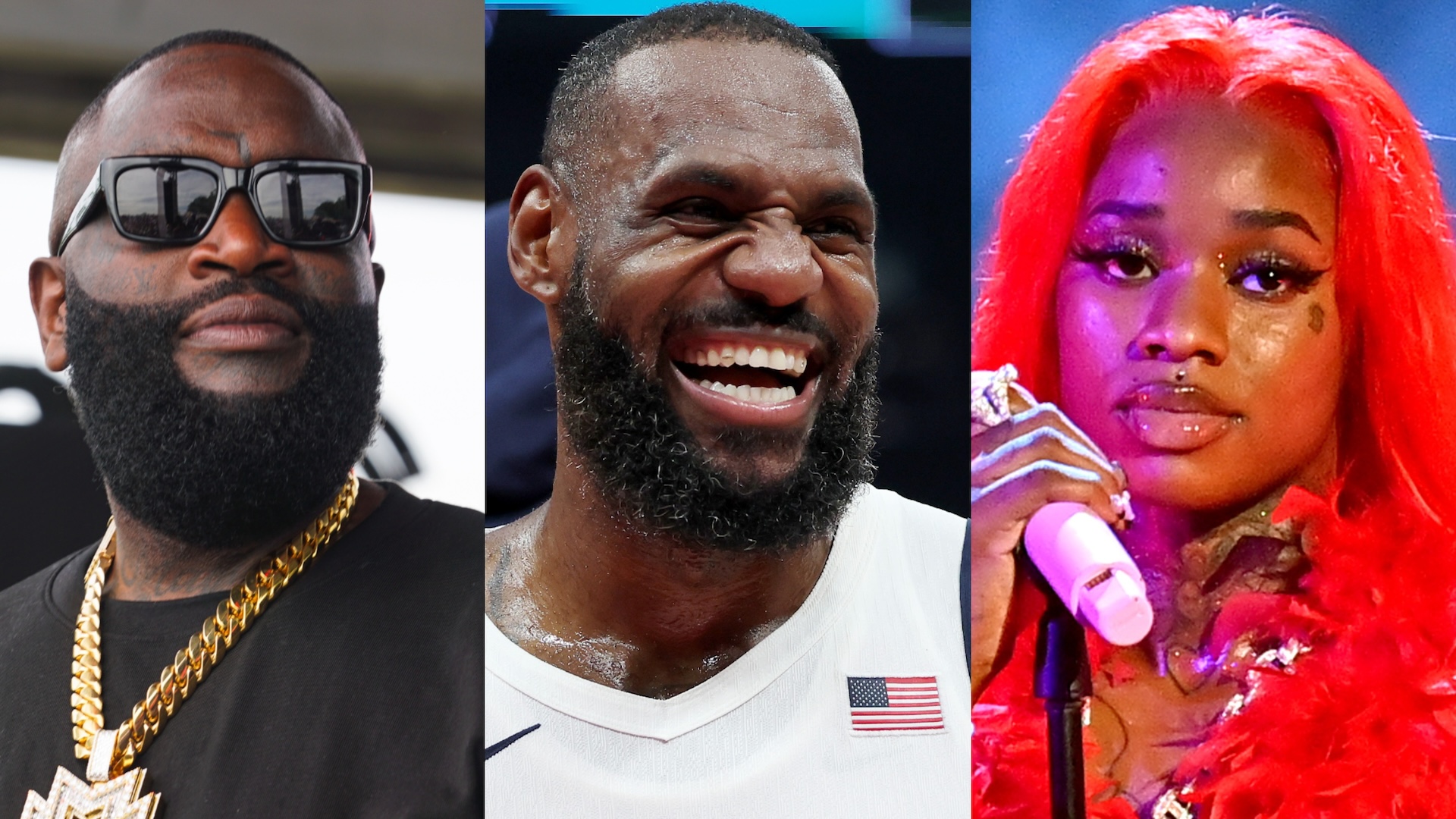 Rick Ross, LeBron James, Sexyy Red