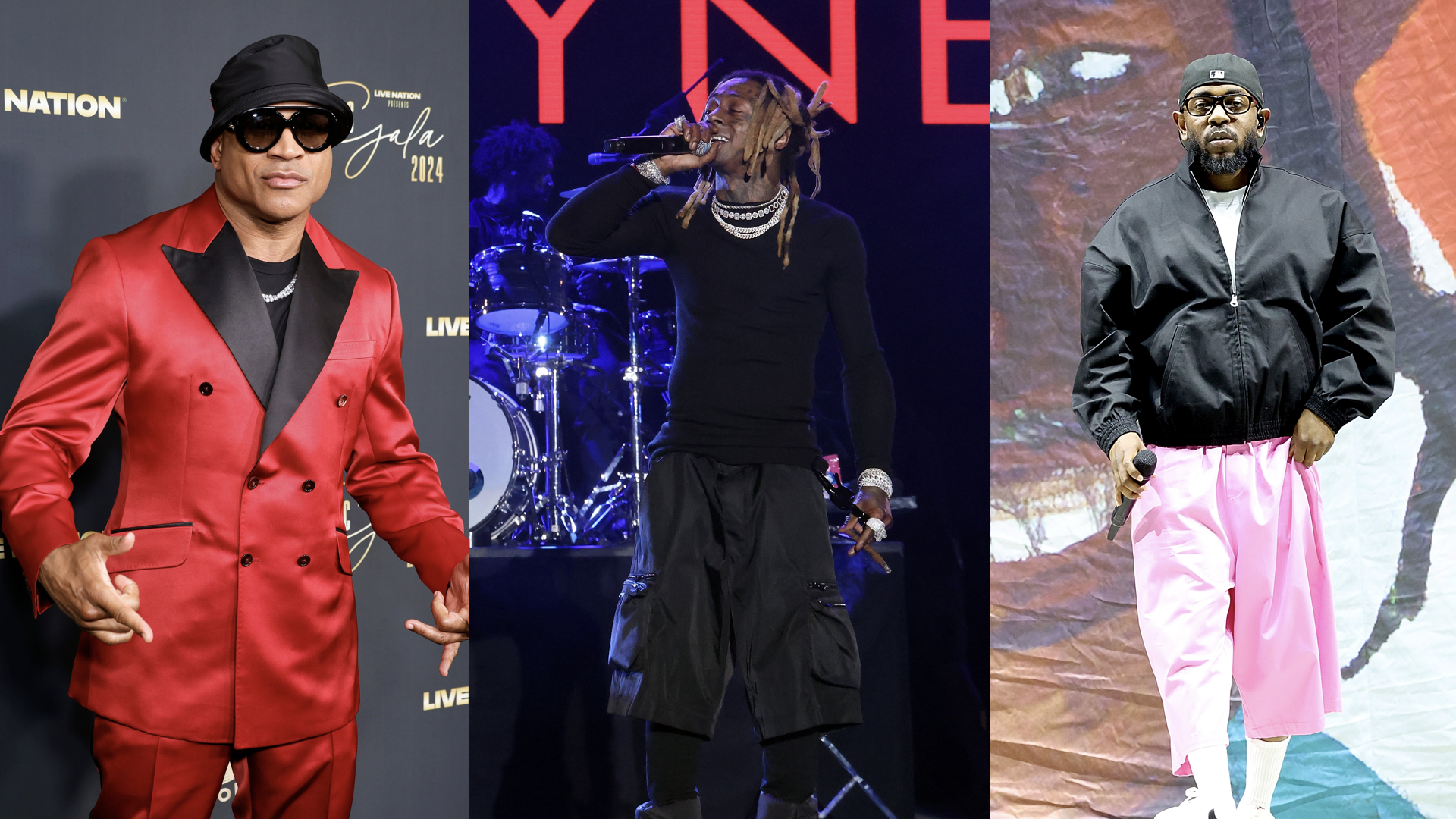 LL Cool J, Lil Wayne, Kendrick Lamar
