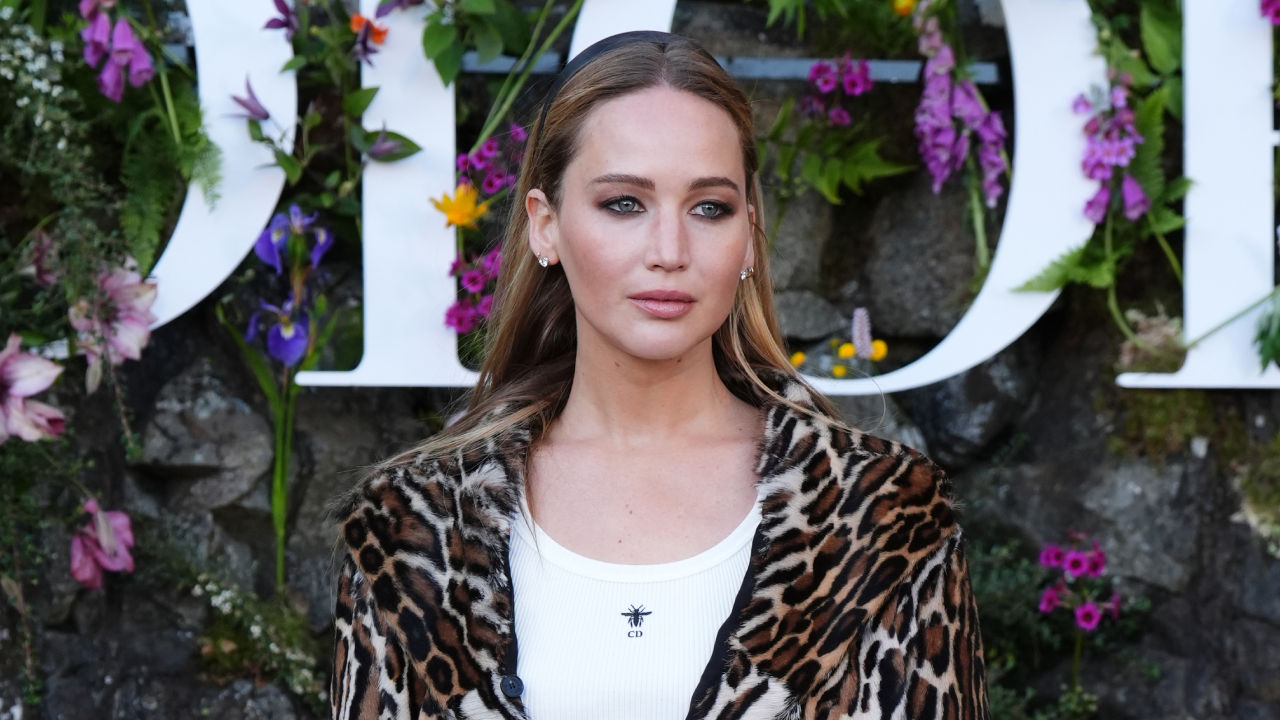 Jennifer Lawrence attends the Dior Cruise 2025 show at Drummond Castle, Perthshire. Picture date: Monday June 3, 2024