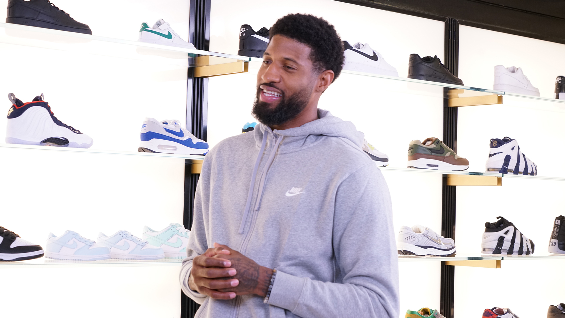 Paul George Sneaker Shopping