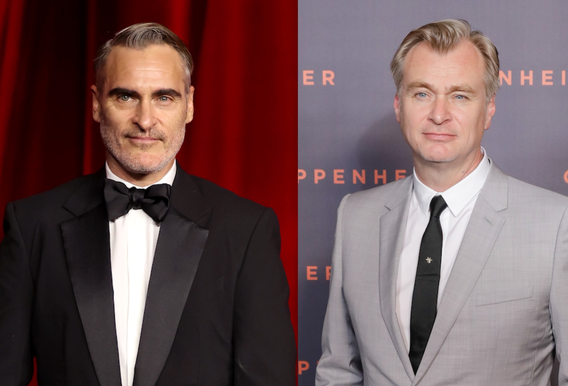 Joaquin Phoenix and Christopher Nolan