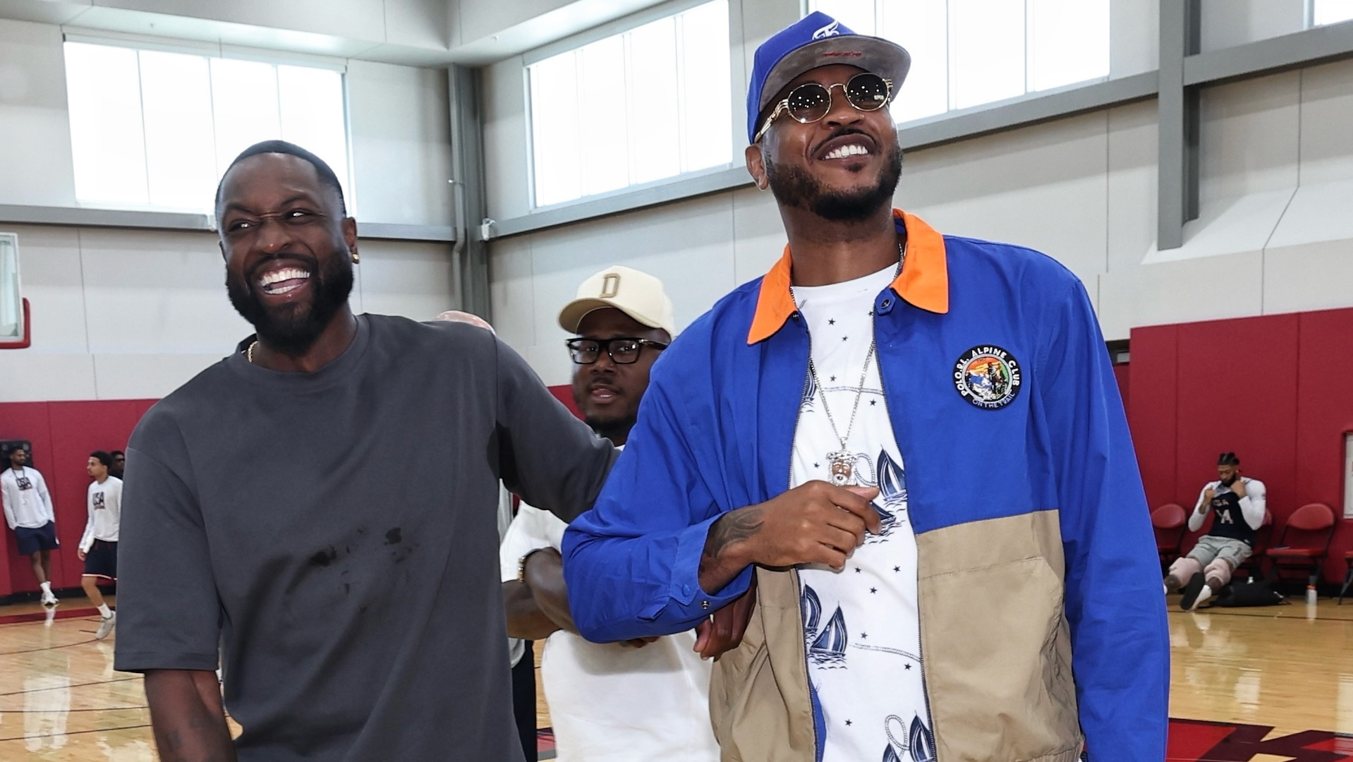 Dwyane Wade and Carmelo Anthony