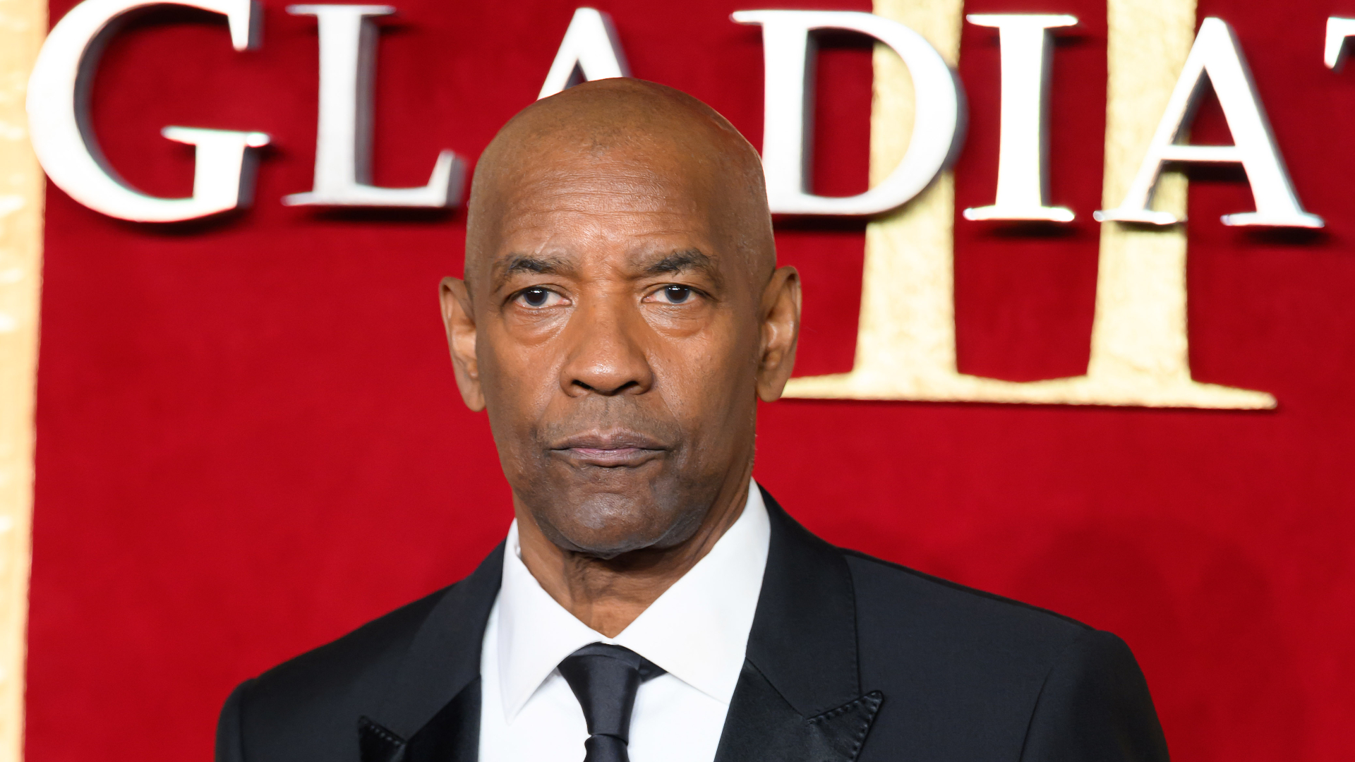 Denzel Washington attends "Gladiator II" Royal Film Performance and Global Premiere.