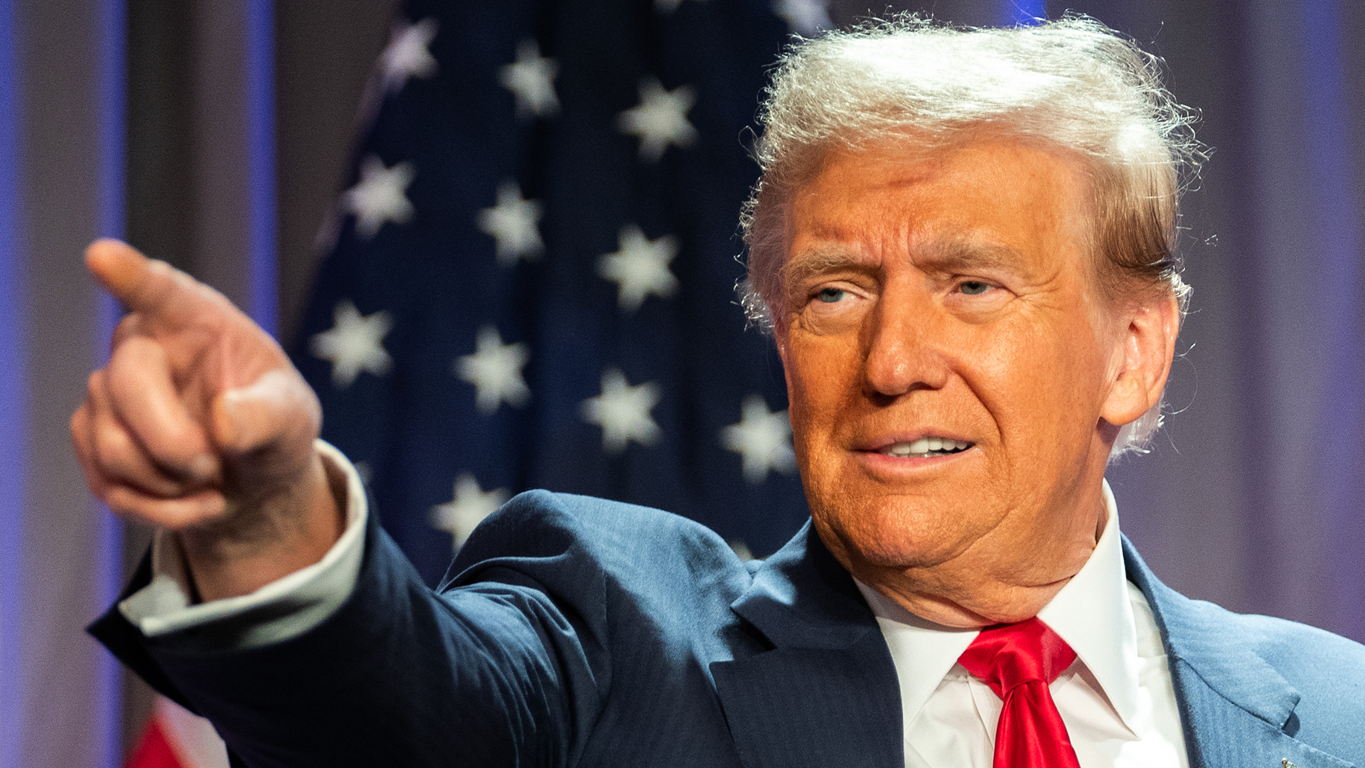 President-elect Donald Trump speaks at a House Republicans Conference.