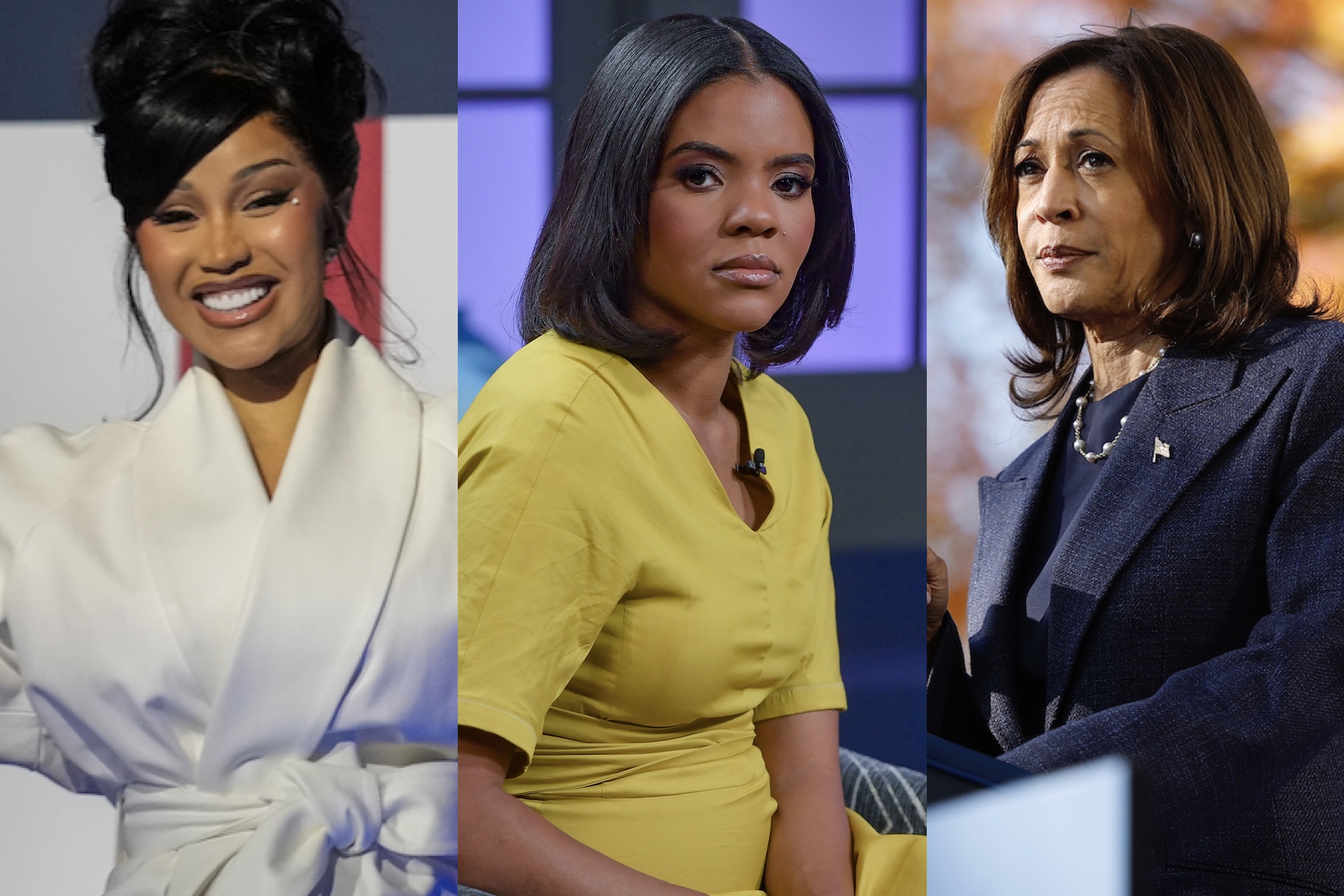 Cardi B, Candace Owens, Kamala Harris