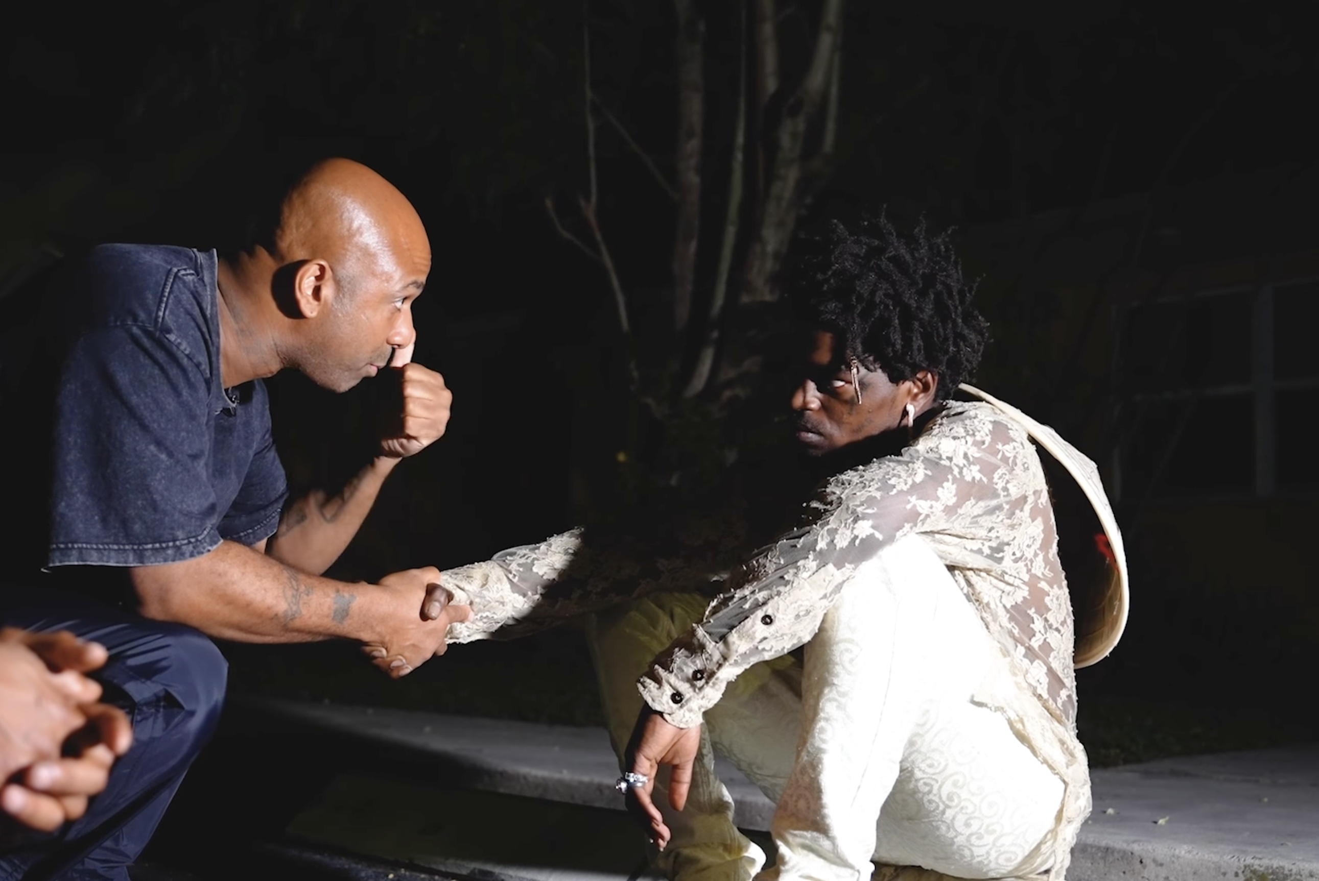 Wallo and Kodak Black in an episode of 'Million Dollaz Worth of Game.'