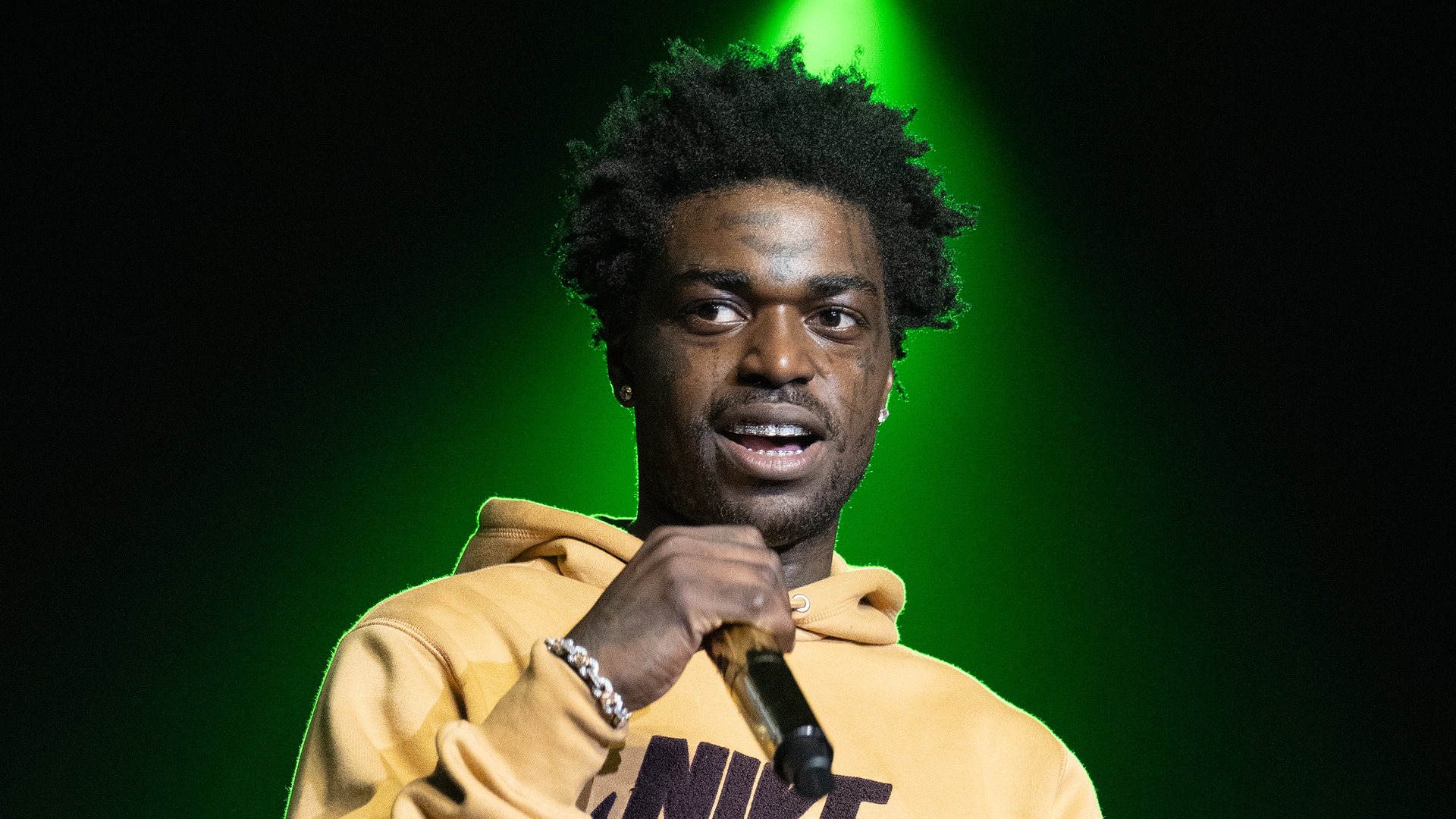 Kodak Black performing onstage during the Sexyy Red 4 President Tour.