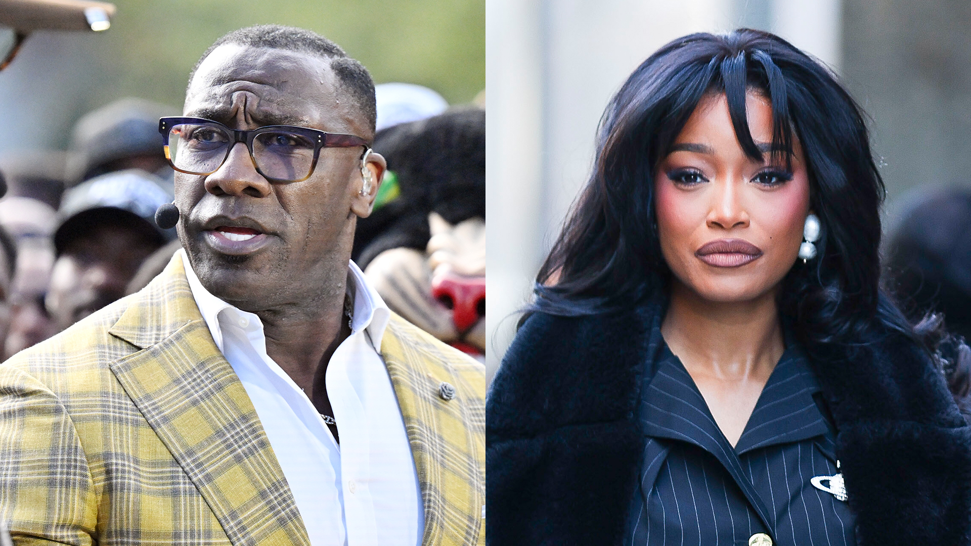Shannon Sharpe at ESPN First Take at Clark Atlanta University, Keke Palmer on the streets of New York City.