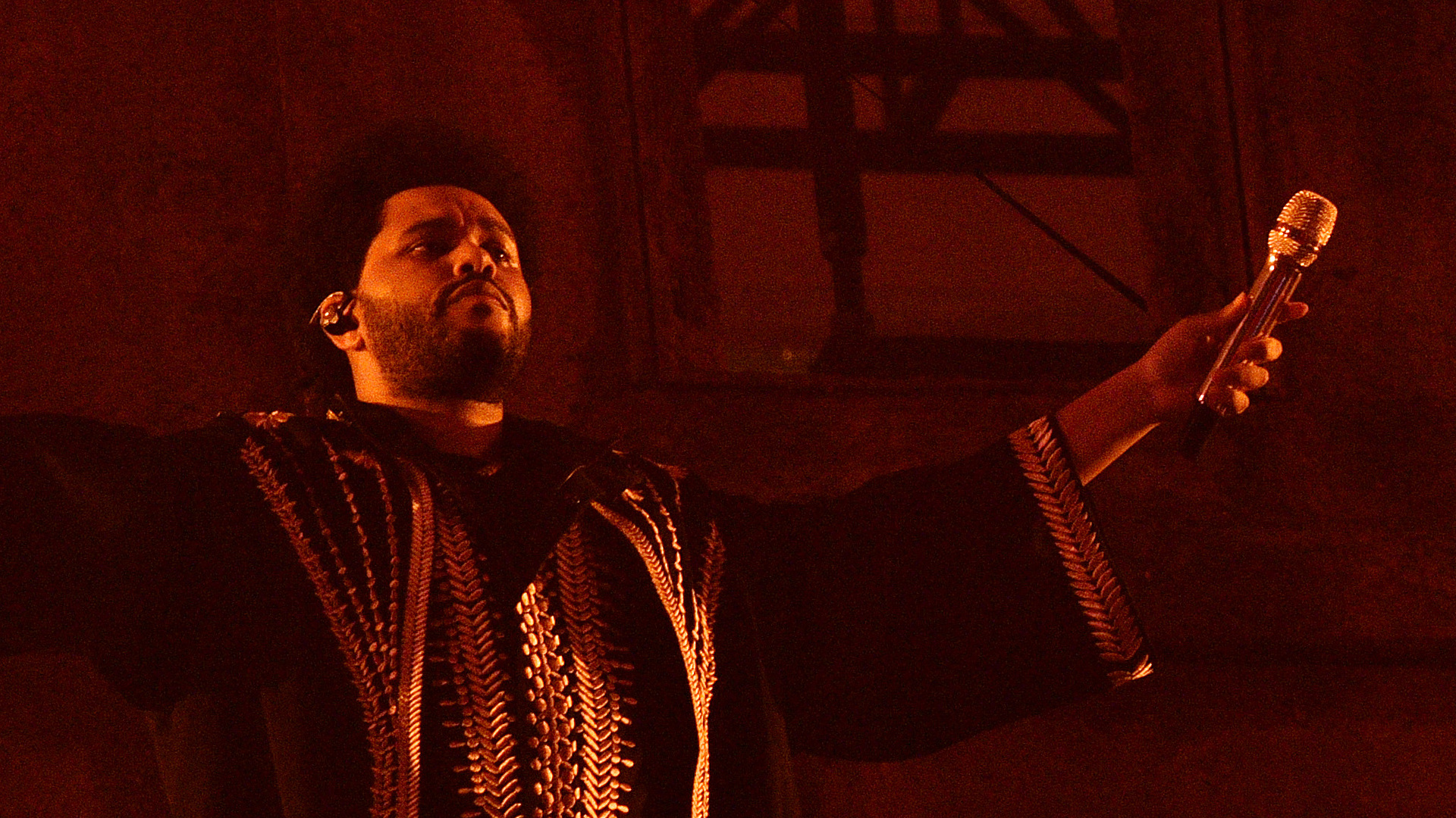The Weeknd performs at Marvel Stadium on October 05, 2024 in Melbourne, Australia.