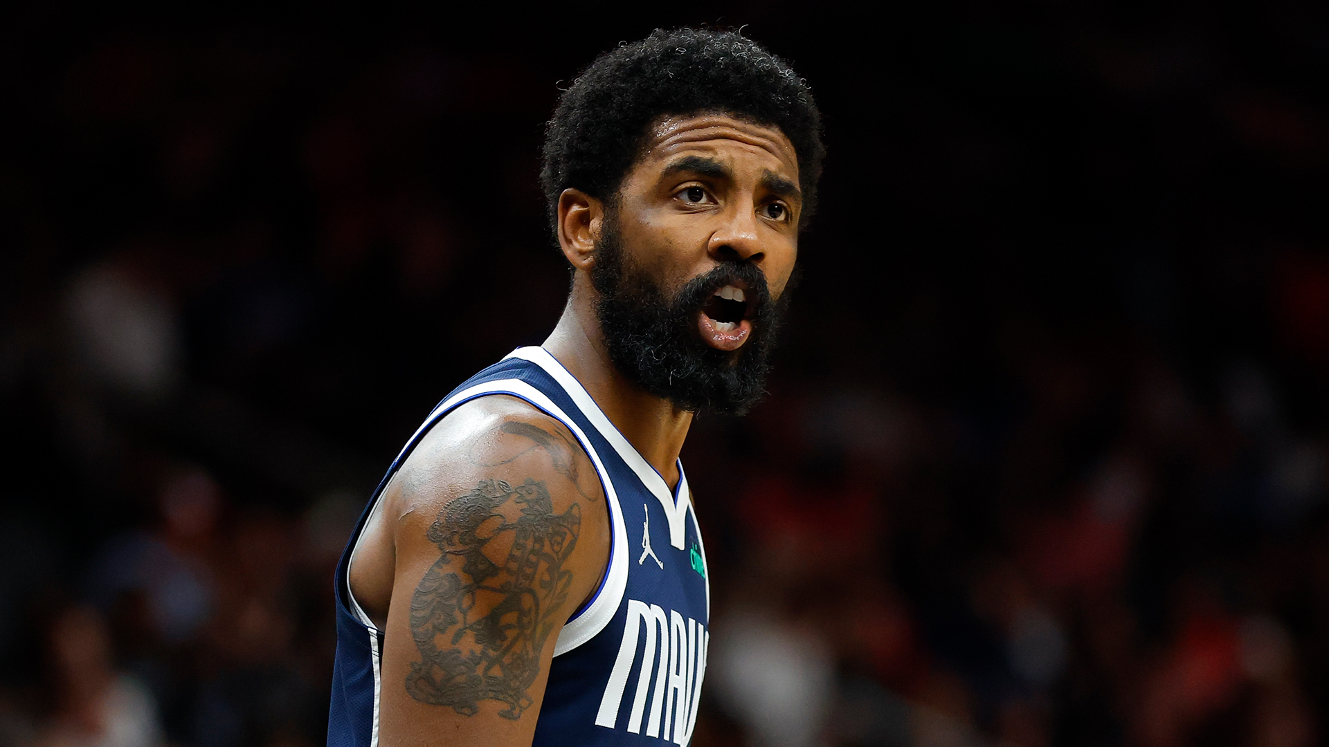 Kyrie Irving #11 of the Dallas Mavericks