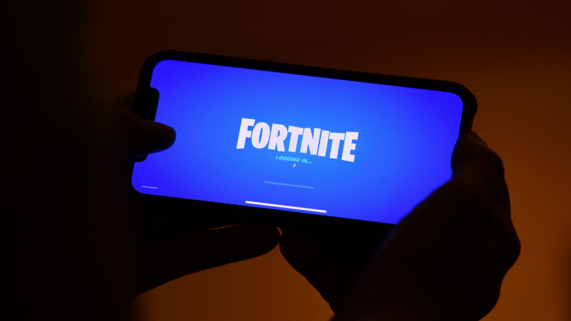 Fortnite on a phone
