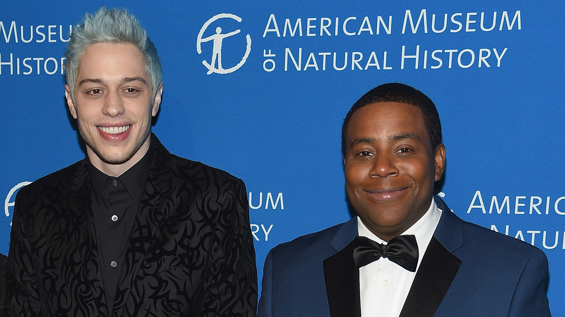 'SNL' castmates Pete Davidson and Kenan Thompson.