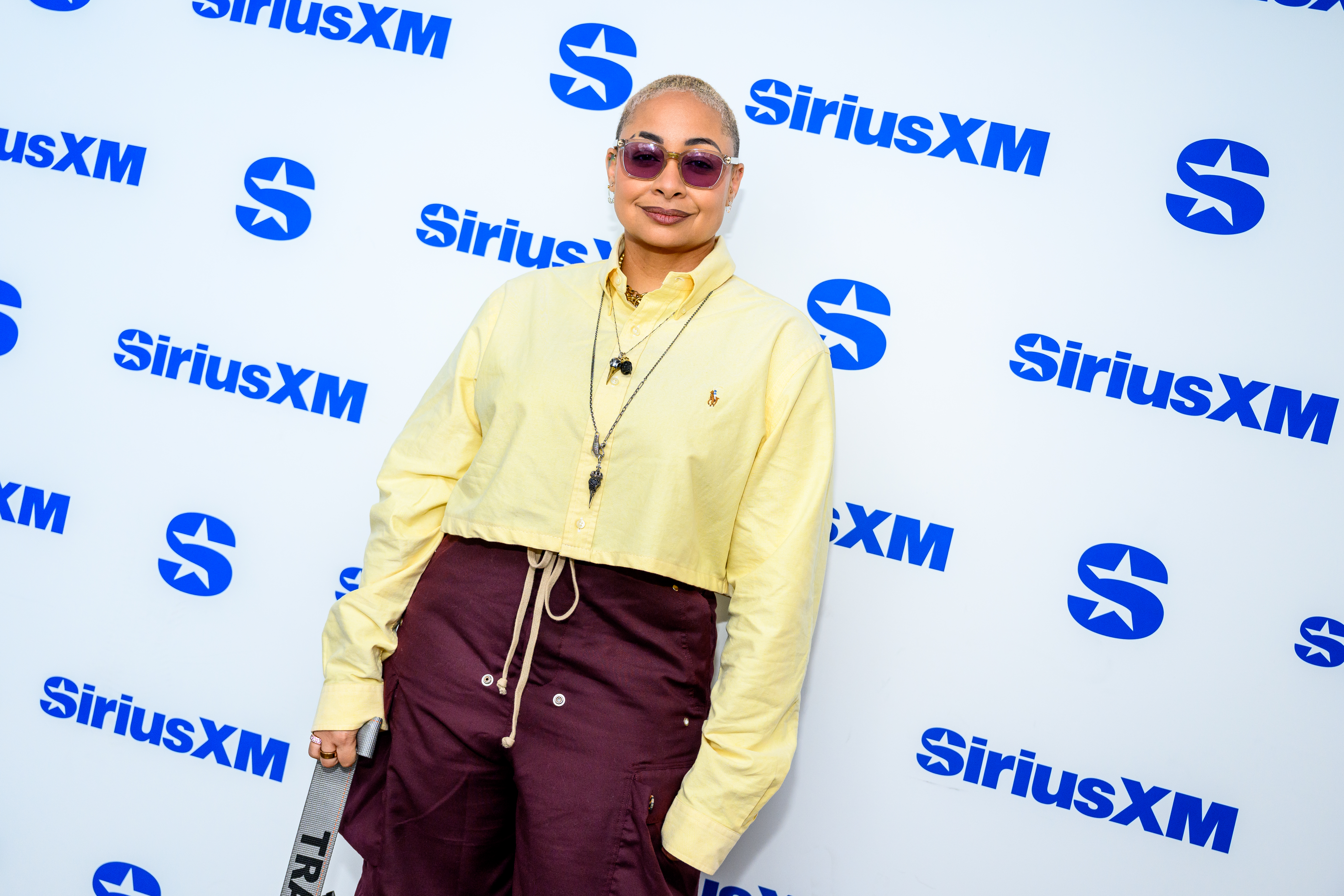 NEW YORK, NEW YORK - OCTOBER 02: Raven-Symoné visits SiriusXM Studios on October 02, 2024 in New York City.