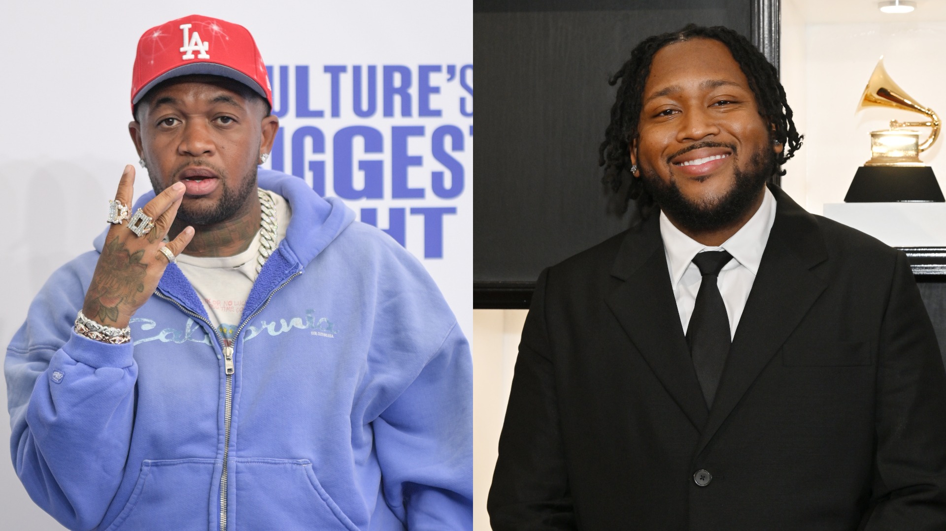 Split image of Mustard and Boi-1da.