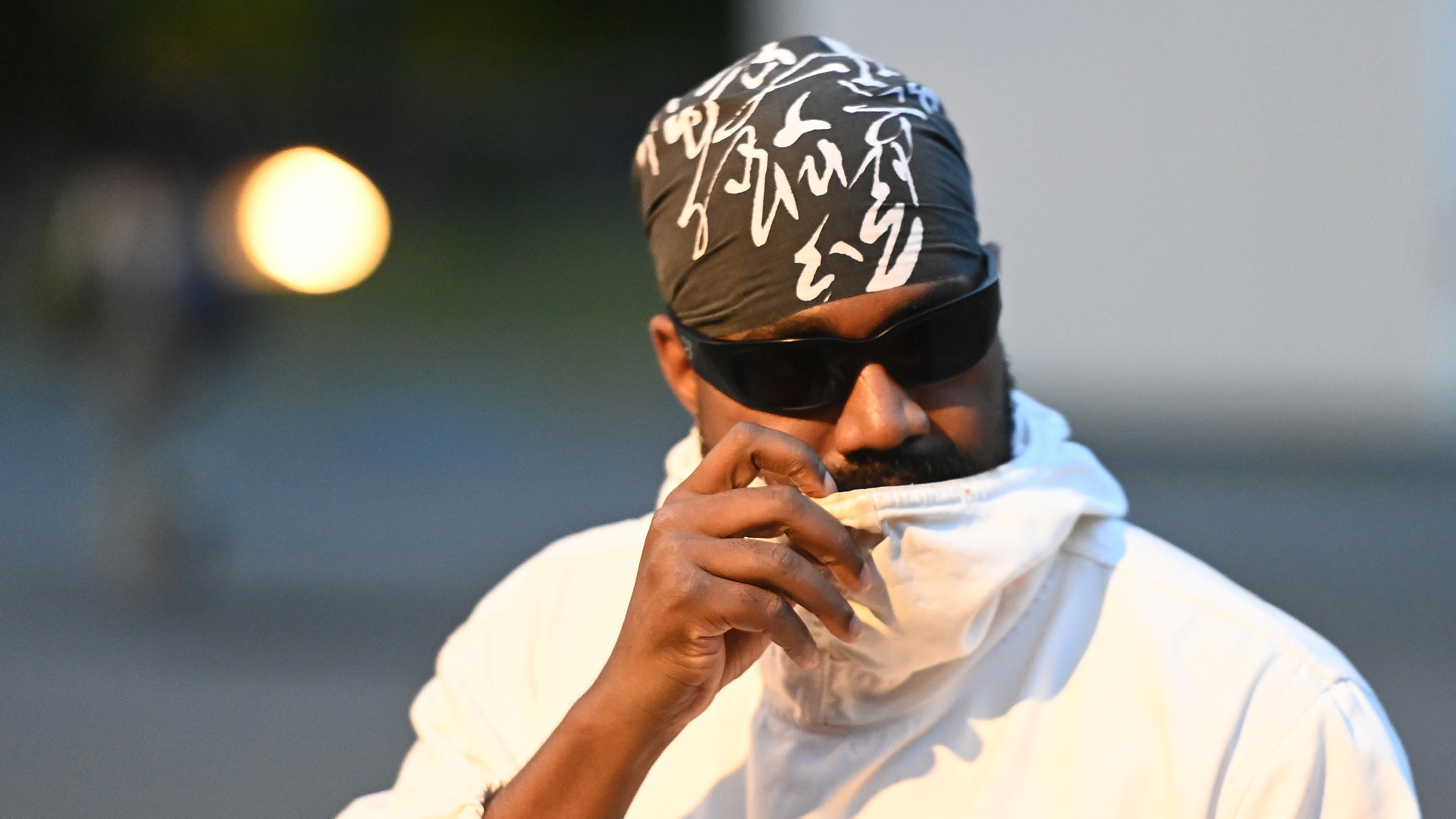 Kanye West attends the Anonymous Club fashion show
