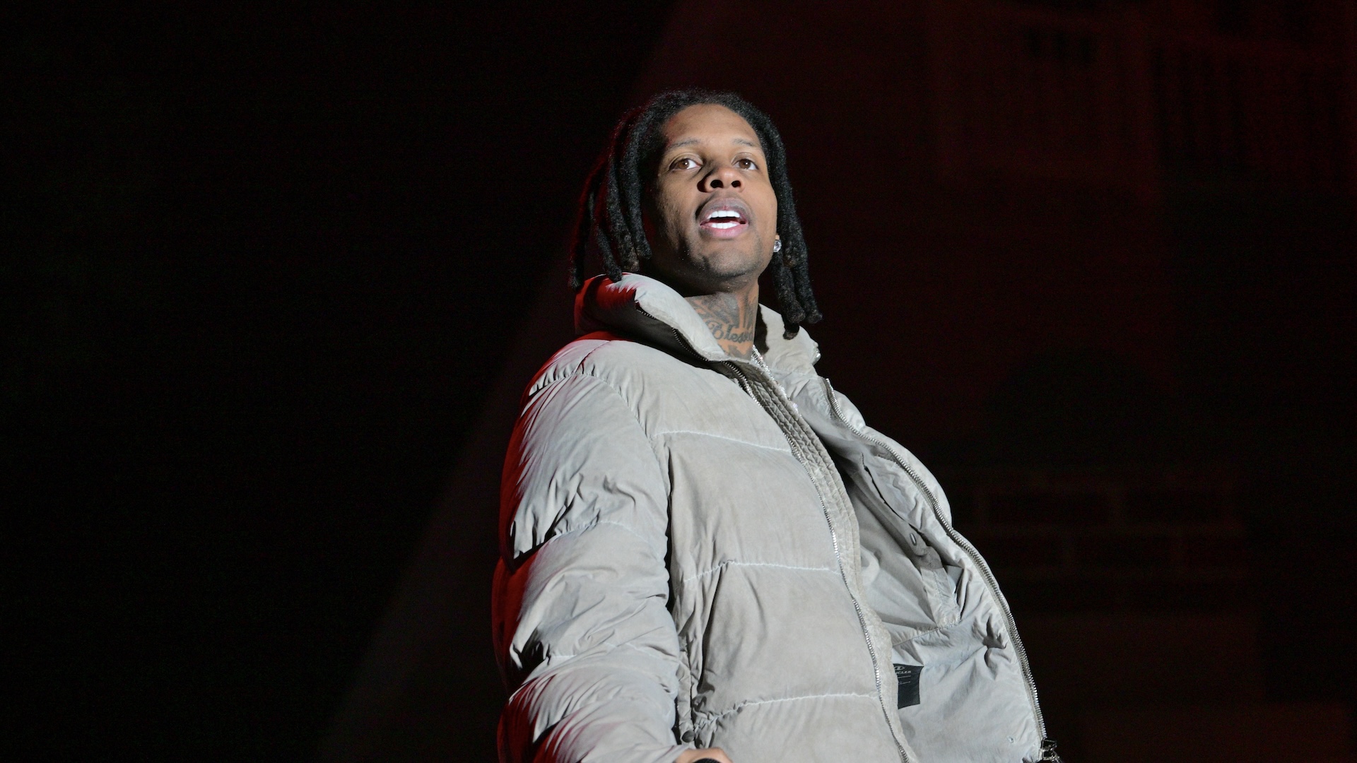 Rapper Lil Durk performs during 2024 Dreamville Music Festival 