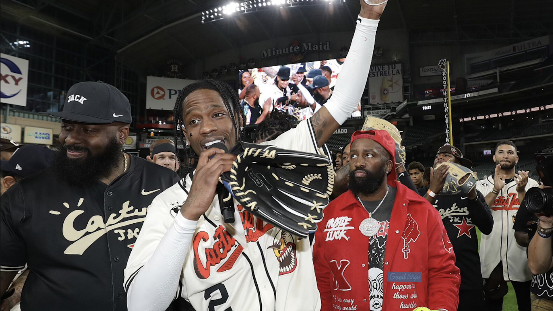 Travis Scott at Cactus Jack Softball Classic