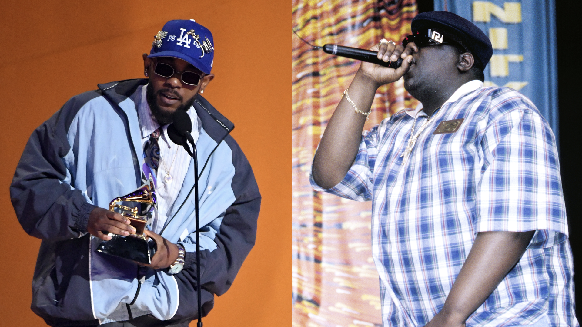 Kendrick Lamar and the Notorious B.I.G.