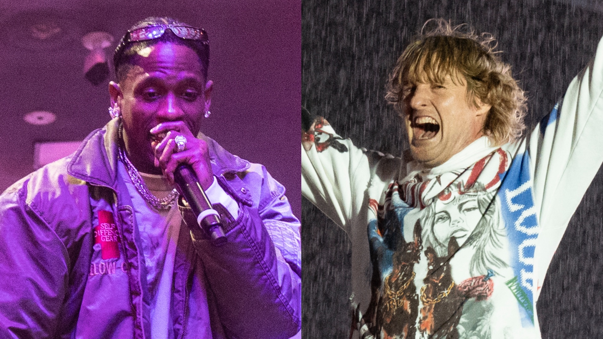 Travis Scott and Owen Wilson