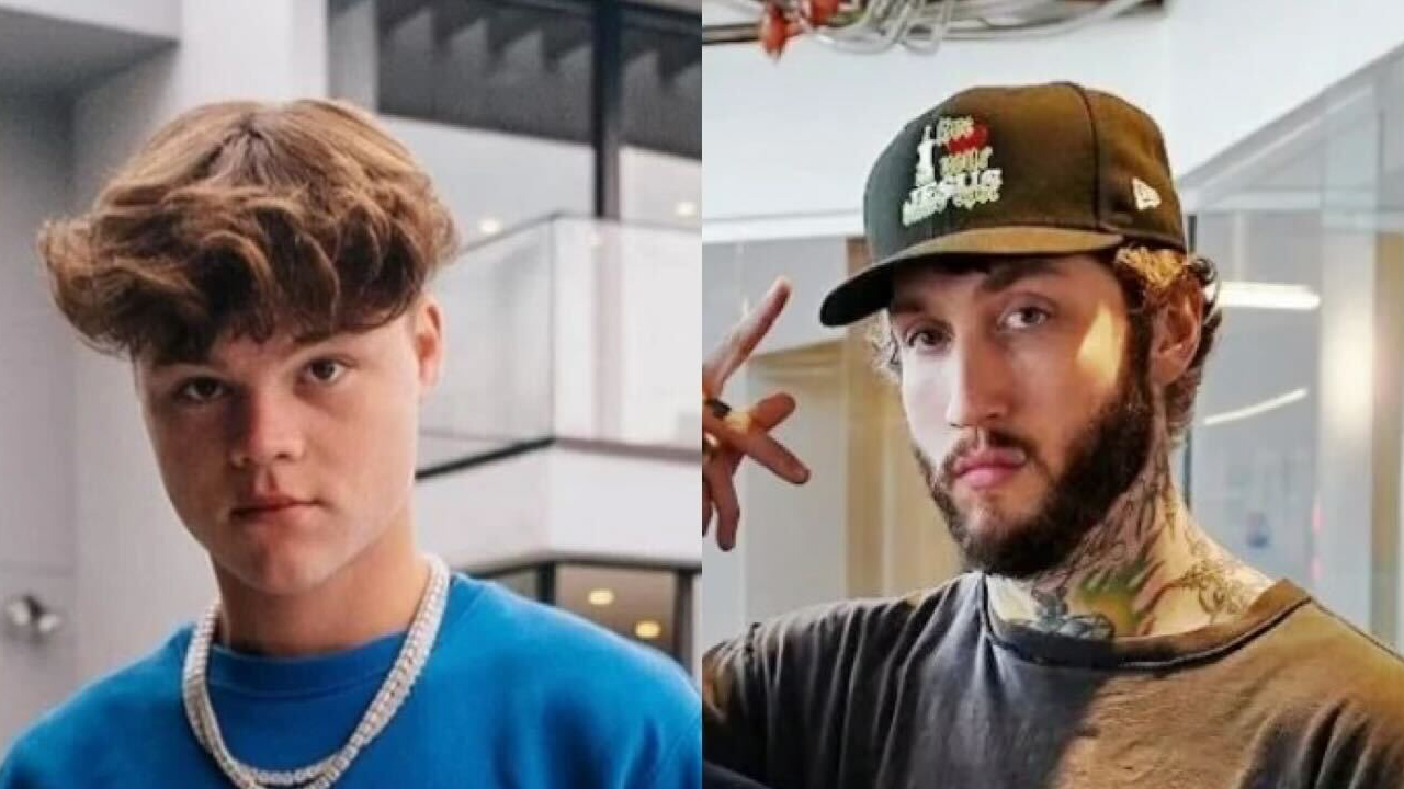 Streamers Jack Doherty and FaZe Banks.
