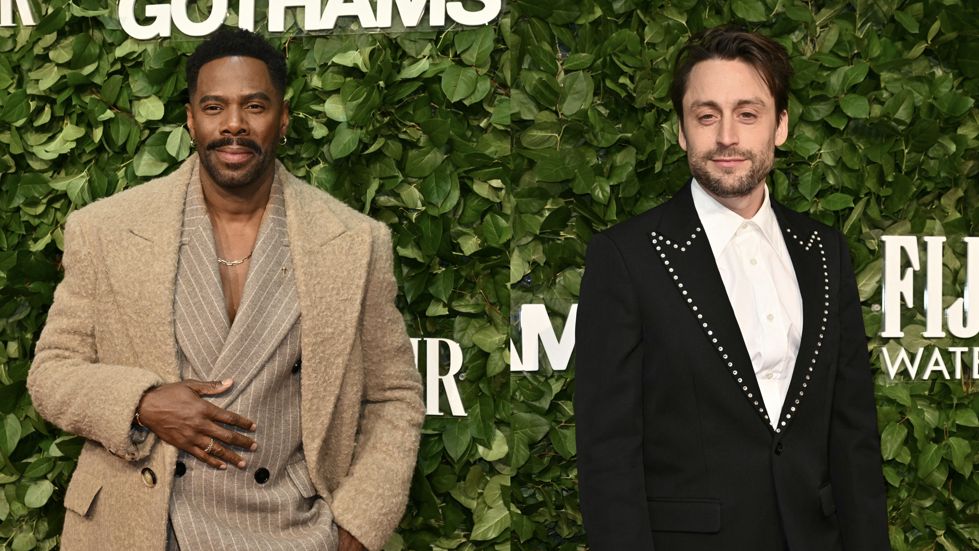 US actors Colman Domingo and Kieran Culkin attend The Gothams 34th Annual Film Awards at Cipriani Wall Street in New York on December 2, 2024.