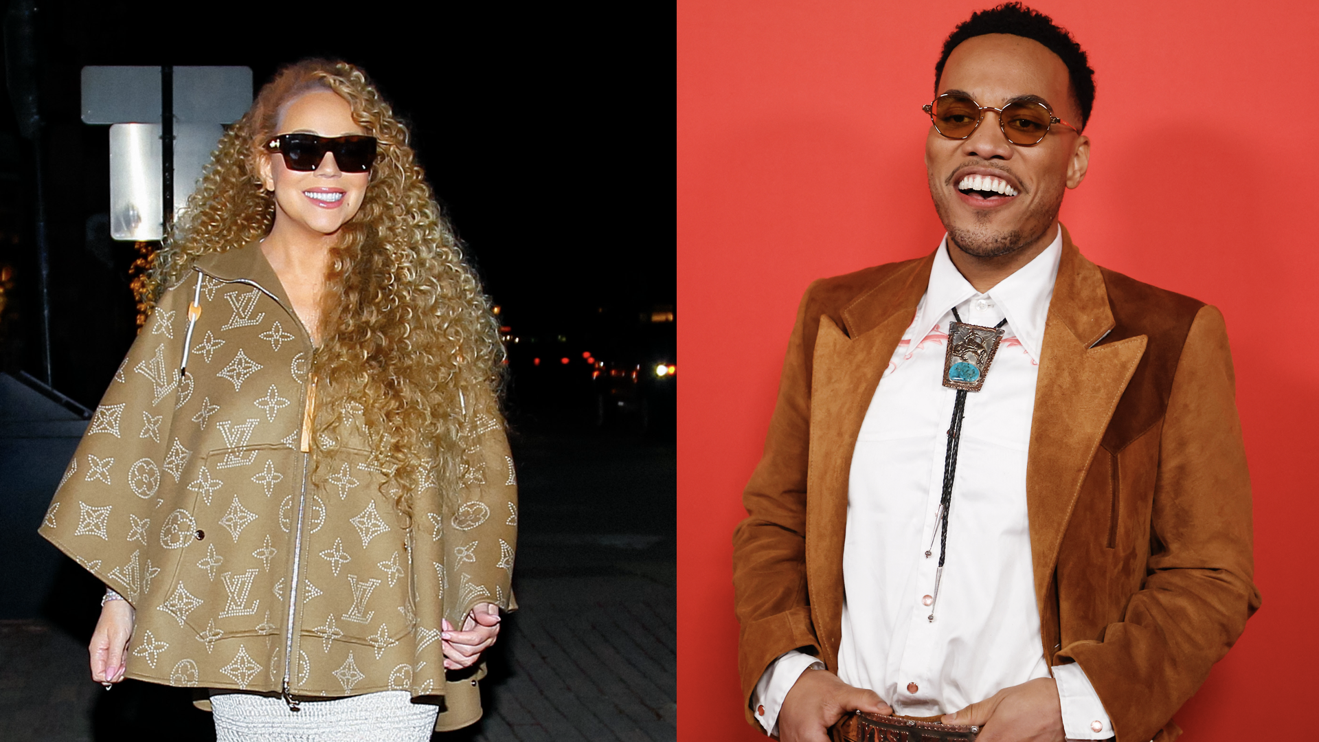 ASPEN, CO - DECEMBER 20: Mariah Carey is seen on December 20, 2024 in Aspen, Colorado/US musician Anderson .Paak attends the 2024 GQ Men Of The Year party at Bar Marmont in Los Angeles on November 14, 2024. (Photo by Michael Tran / AFP
