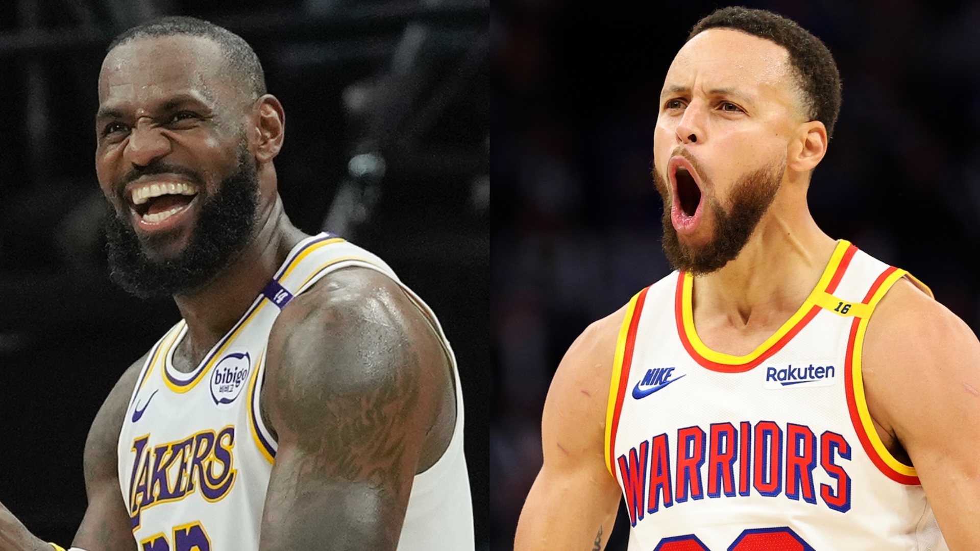 Lebron James and Stephen Curry