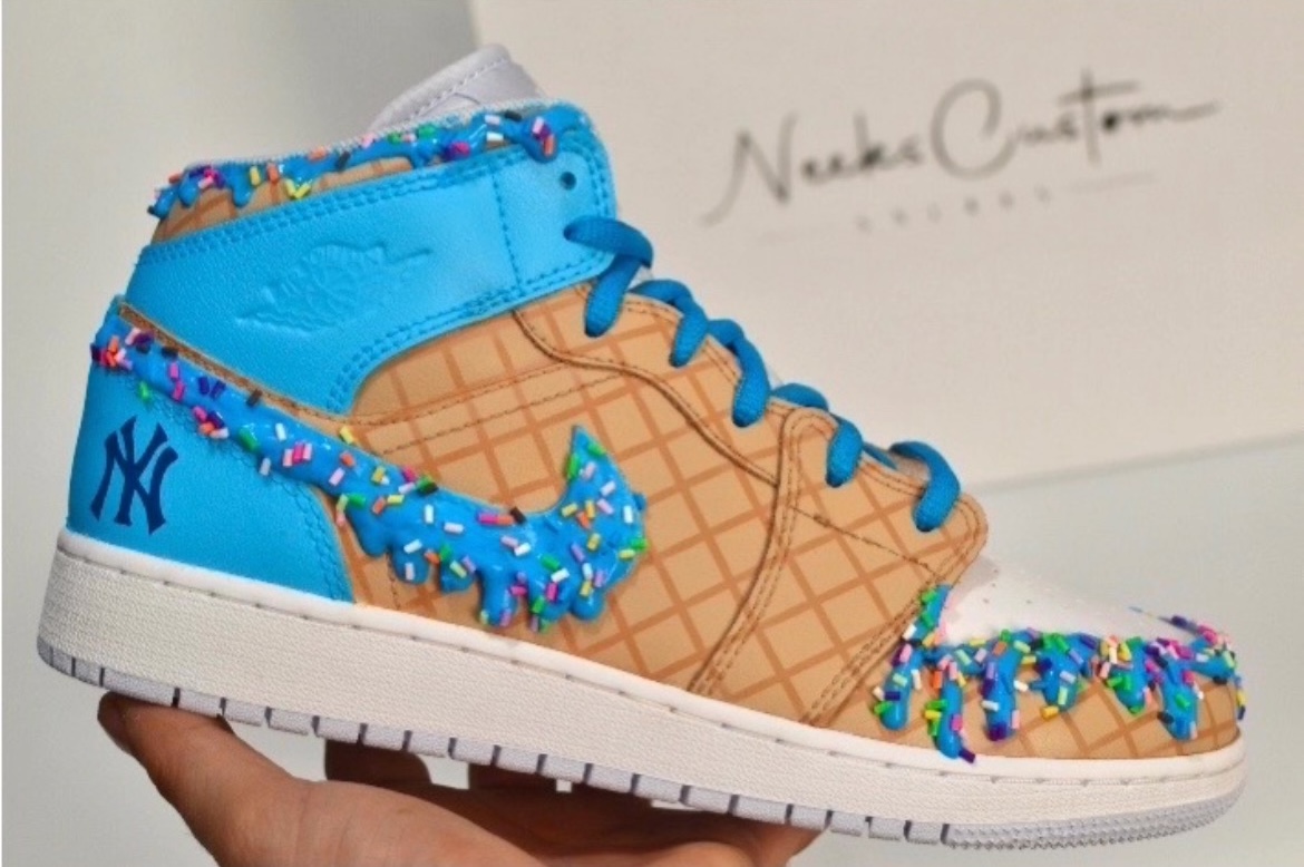 Custom Air Jordan 1 Christmas