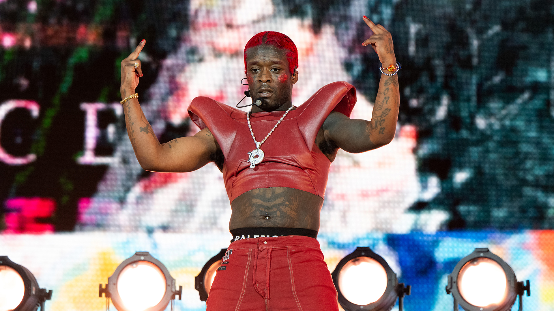 Lil Uzi Vert performs at Coachella 2024.