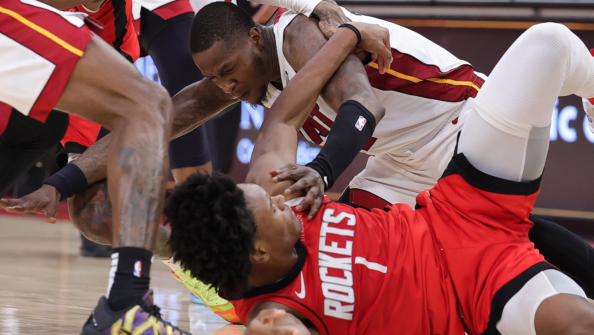 Terry Rozier and Amen Thompson