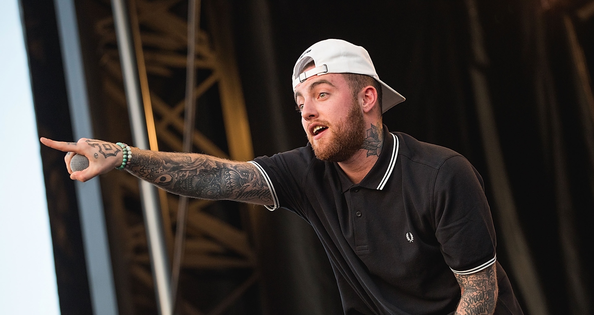 MARTINDALE, TX - JULY 22: Rapper Mac Miller performs onstage during Float Fest at Cool River Ranch on July 22, 2017 in Martindale, Texas.