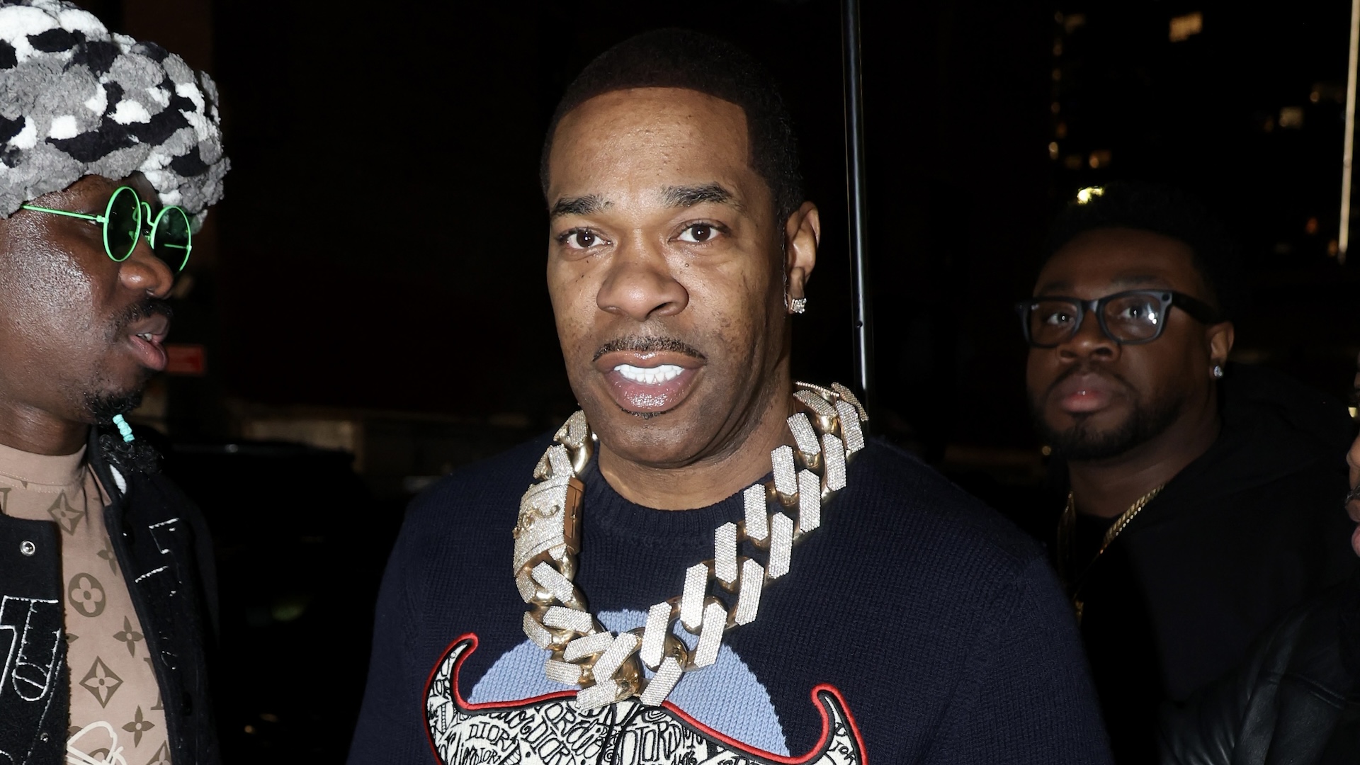 Busta Rhymes attends Trillian's Single Release Holiday Party