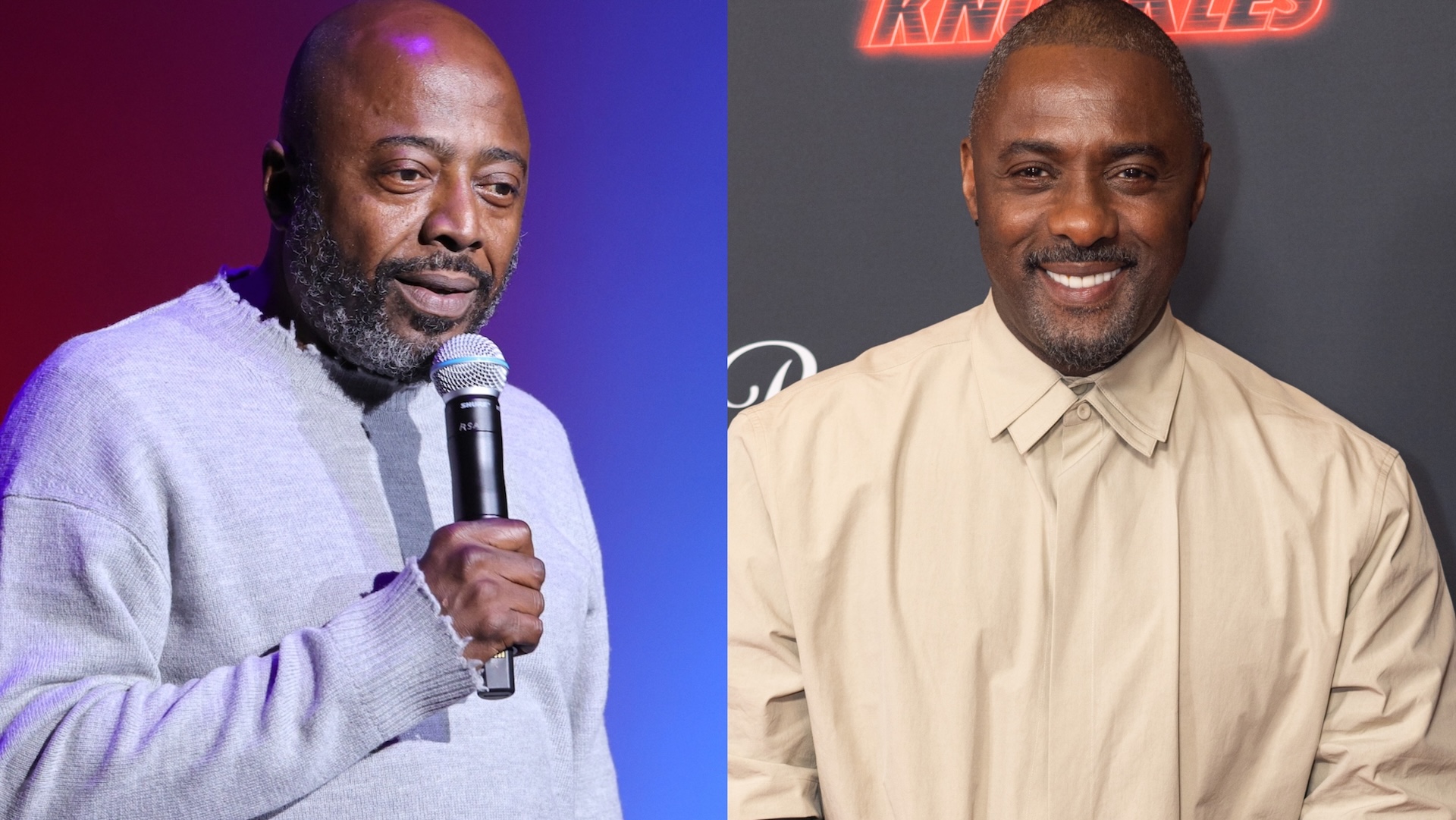 Donnell Rawlings and Idris Elba