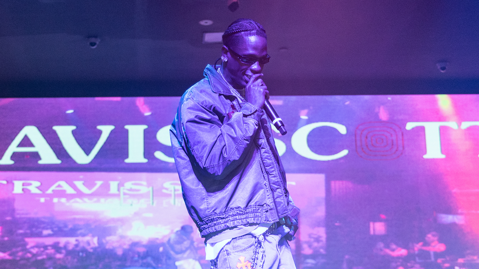 Travis Scott at the Rolling Loud Miami afterparty.