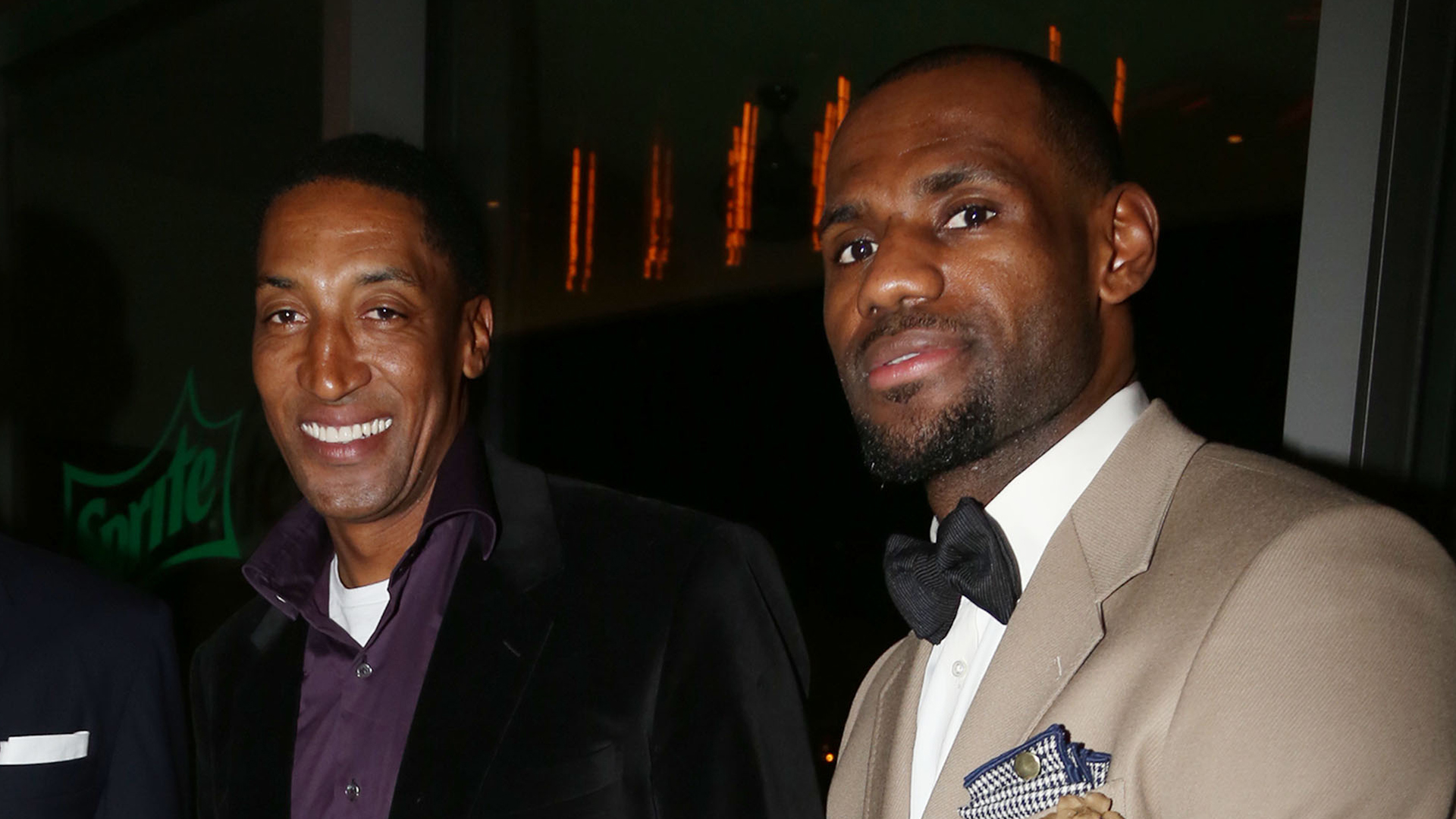 Scottie Pippen and LeBron James attend The Two Kings Dinner presented by Sprite at RDG + Bar Annie.