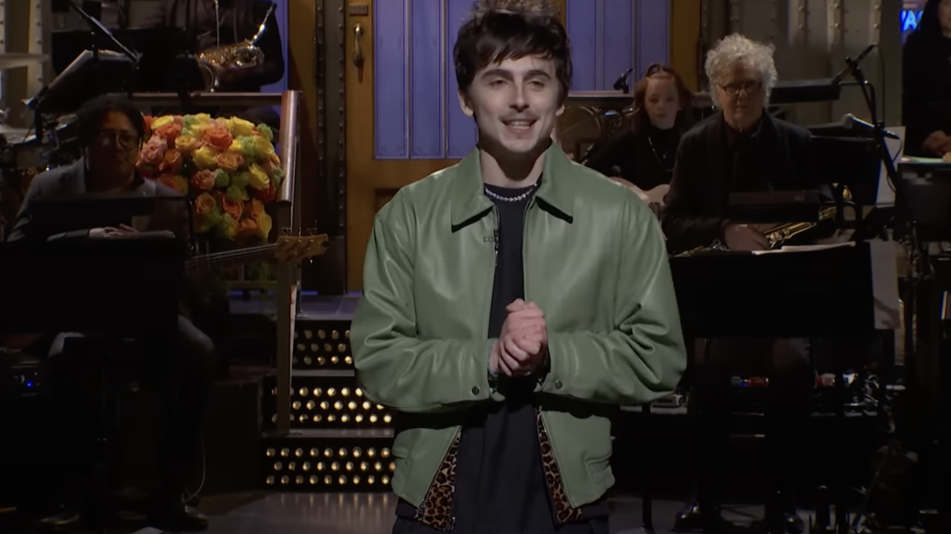 Timothée Chalamet hosting 'Saturday Night Live.'
