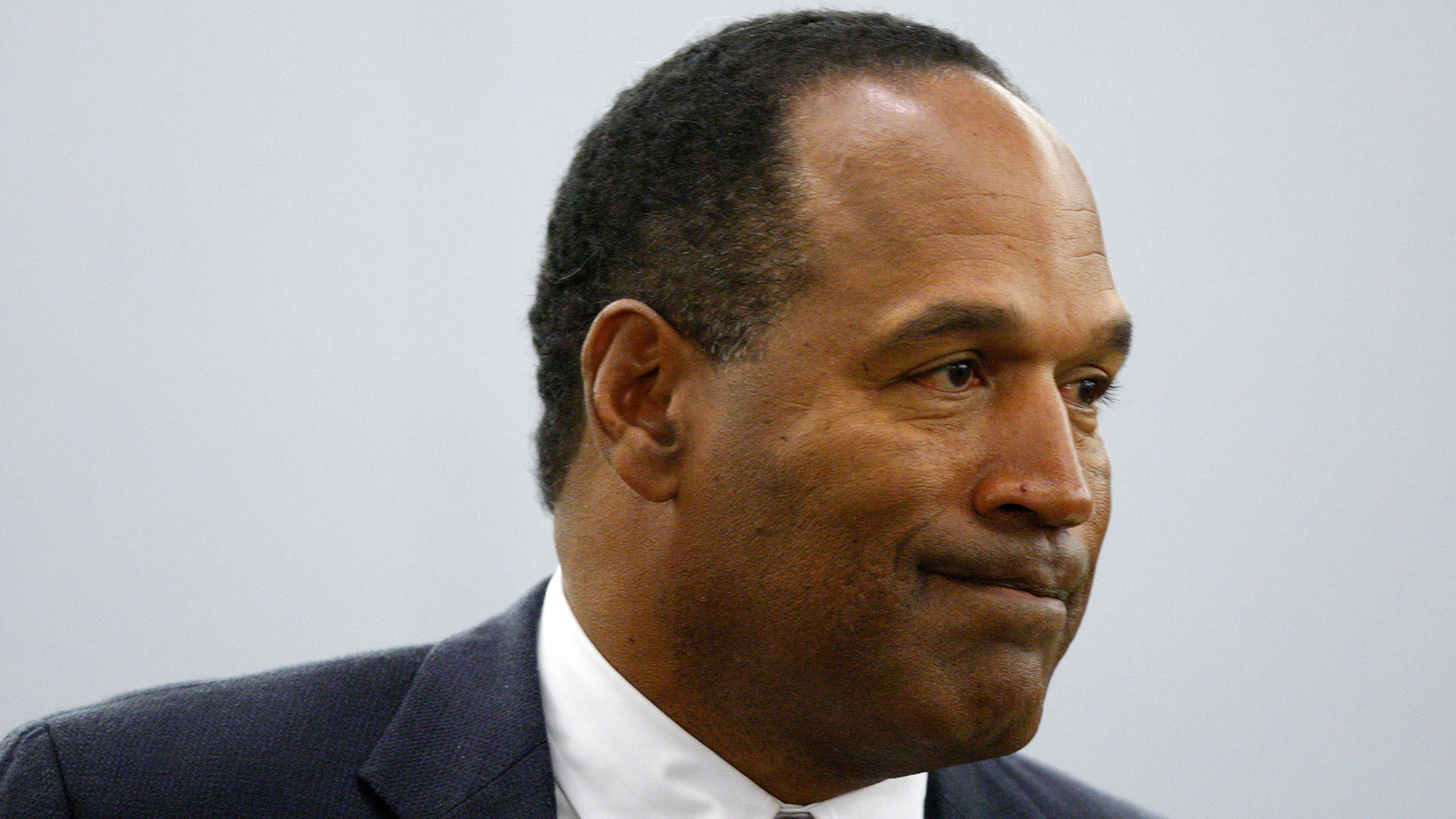 The late O.J. Simpson in court for burglary, robbery, and assault charges in 2007.